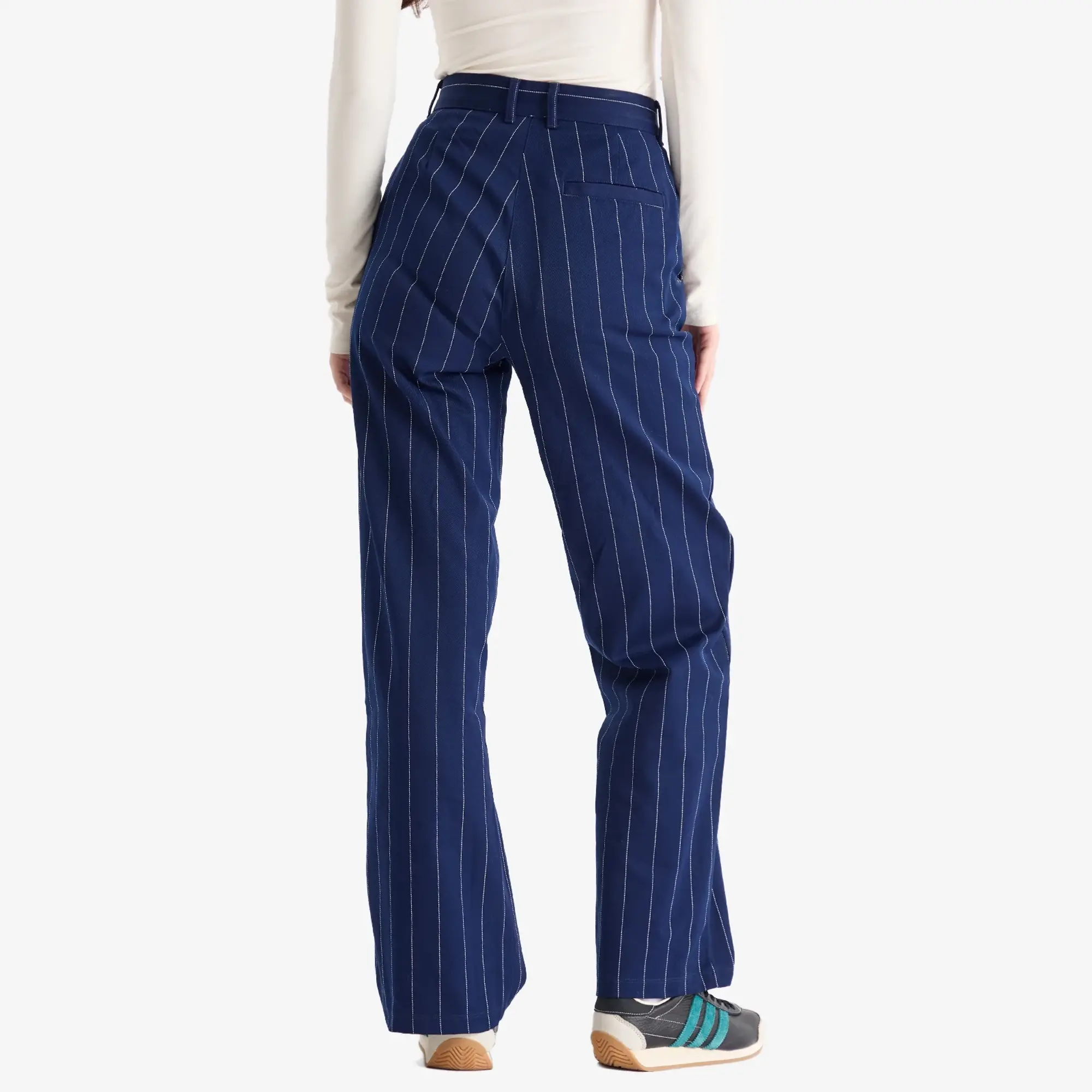 Adidas Originals Pinstripe Twill Loose Pants