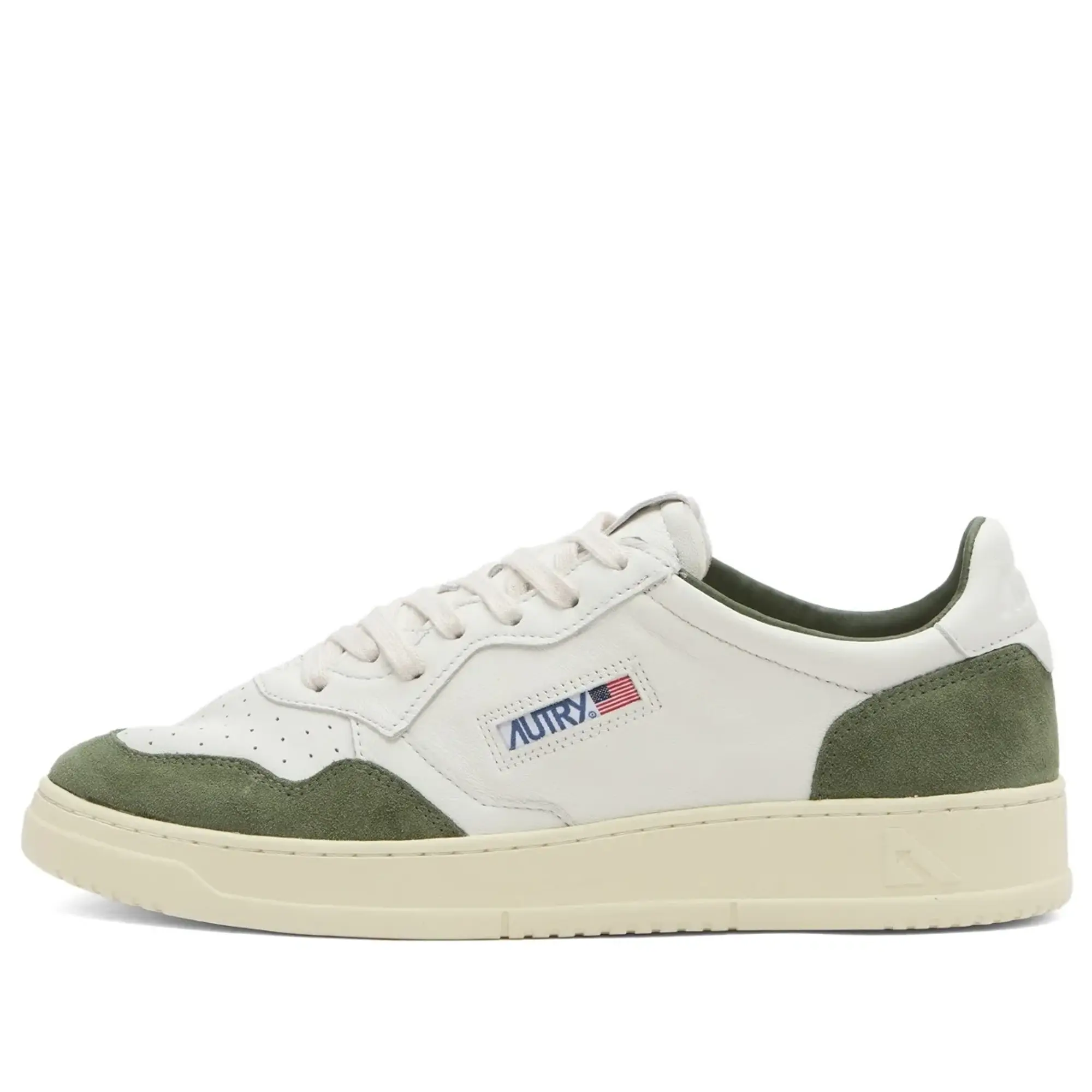 Sneakers Autry Medalist Low Man Goat/ Suede White/ Milit Eur 41
