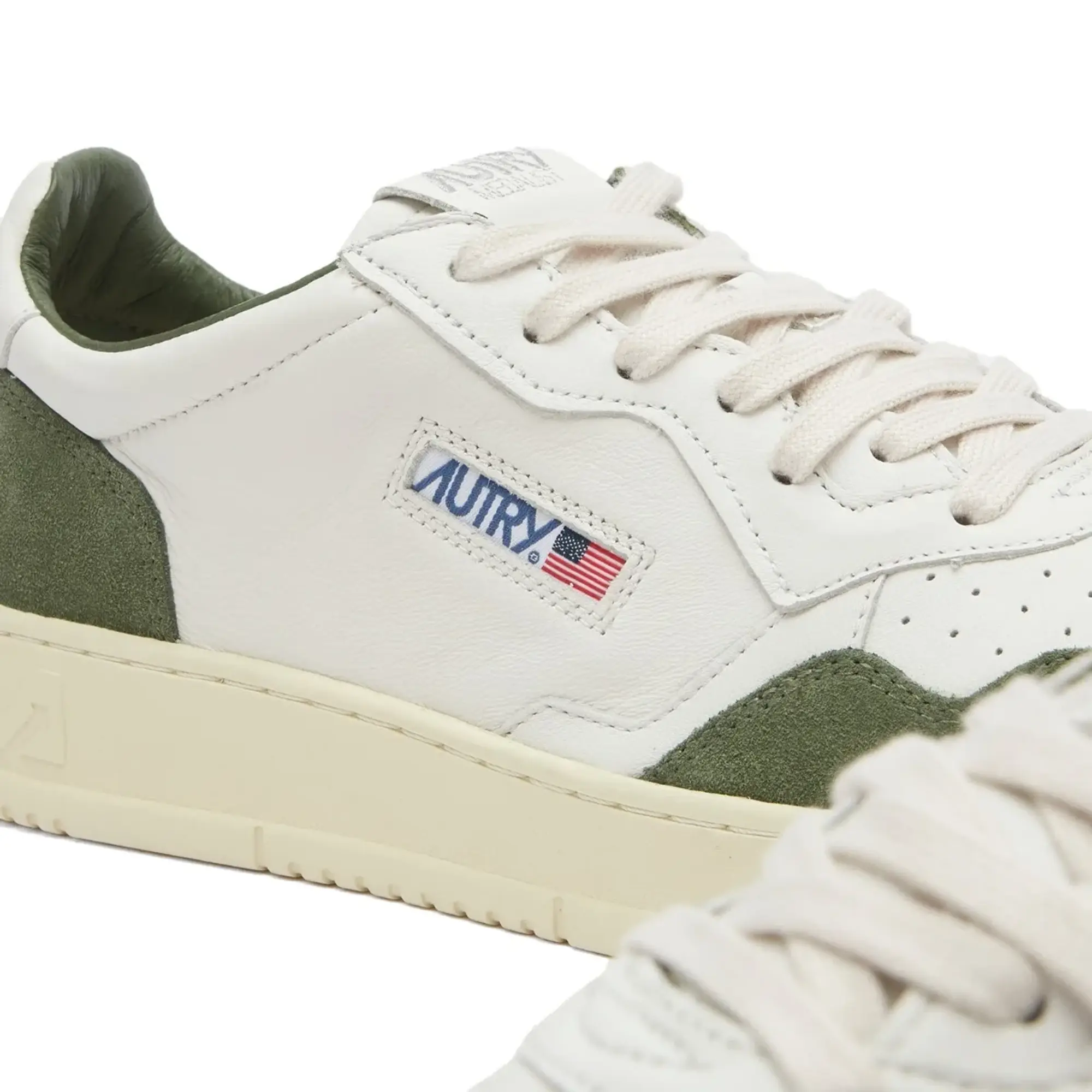 Sneakers Autry Medalist Low Man Goat/ Suede White/ Milit Eur 41