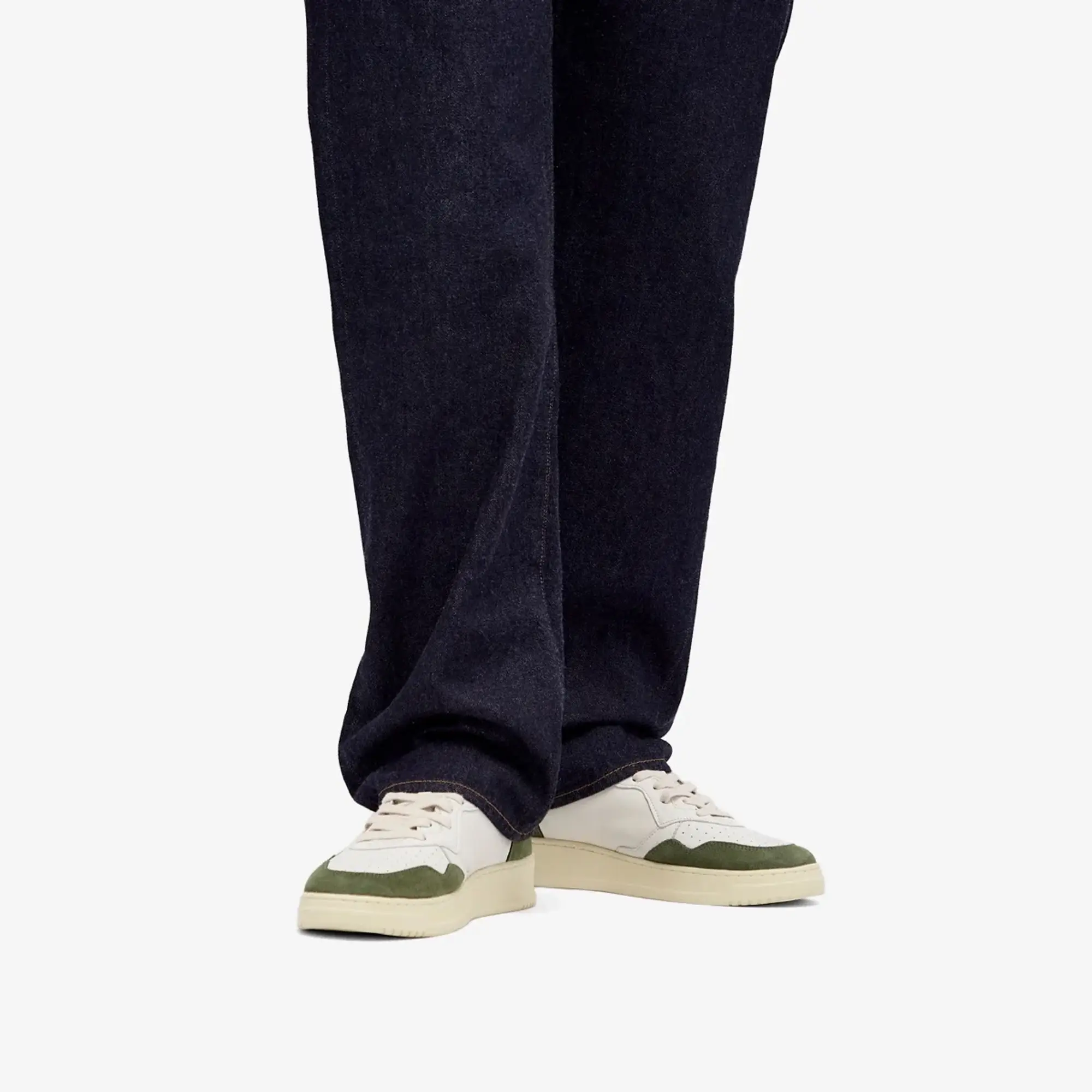 Sneakers Autry Medalist Low Man Goat/ Suede White/ Milit Eur 41