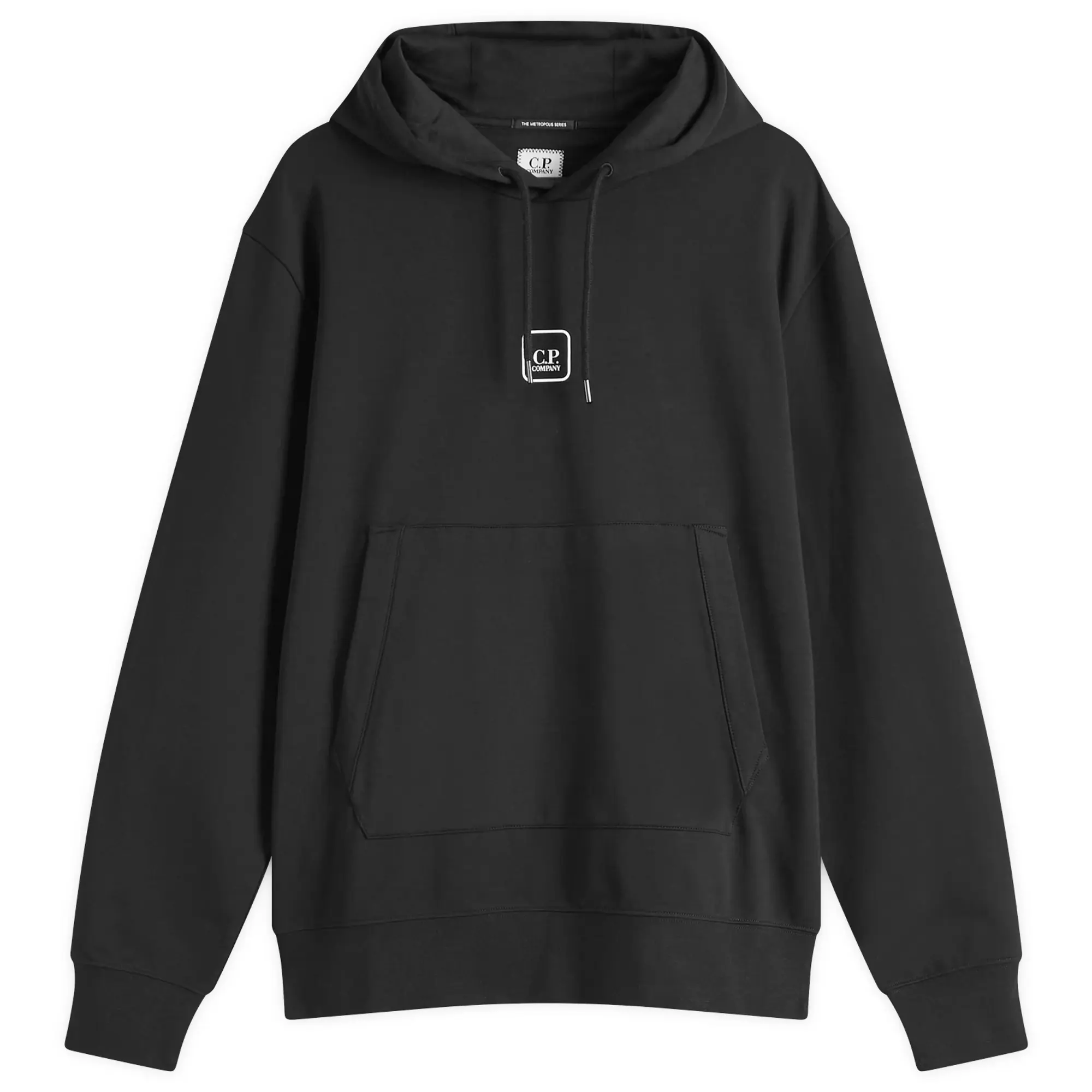 C.P. Company Men's Metropolis Series Stretch Fleece Hoodie Black