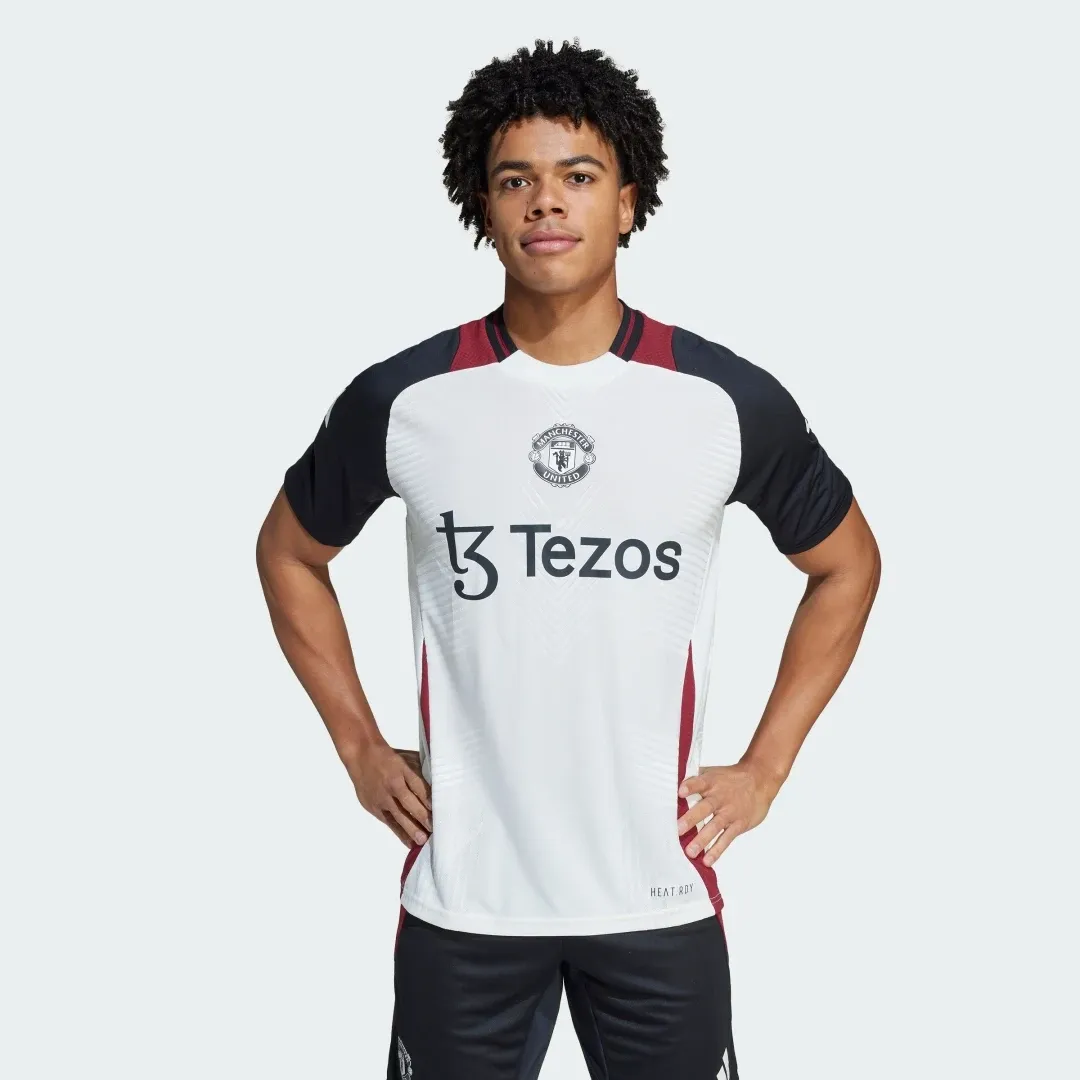adidas Manchester United Training Tiro 24 Pro Jersey White