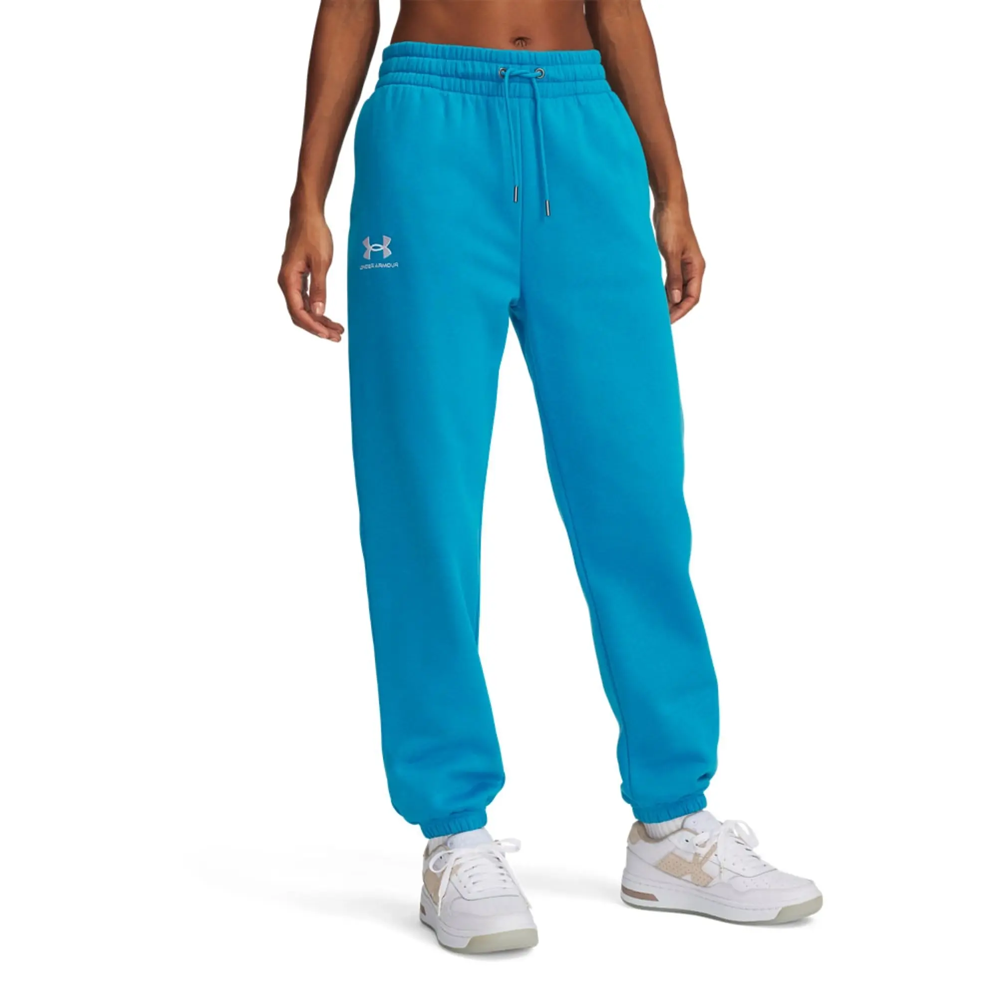 Women's  Under Armour  Icon Fleece Joggers Ether Blue / White XS