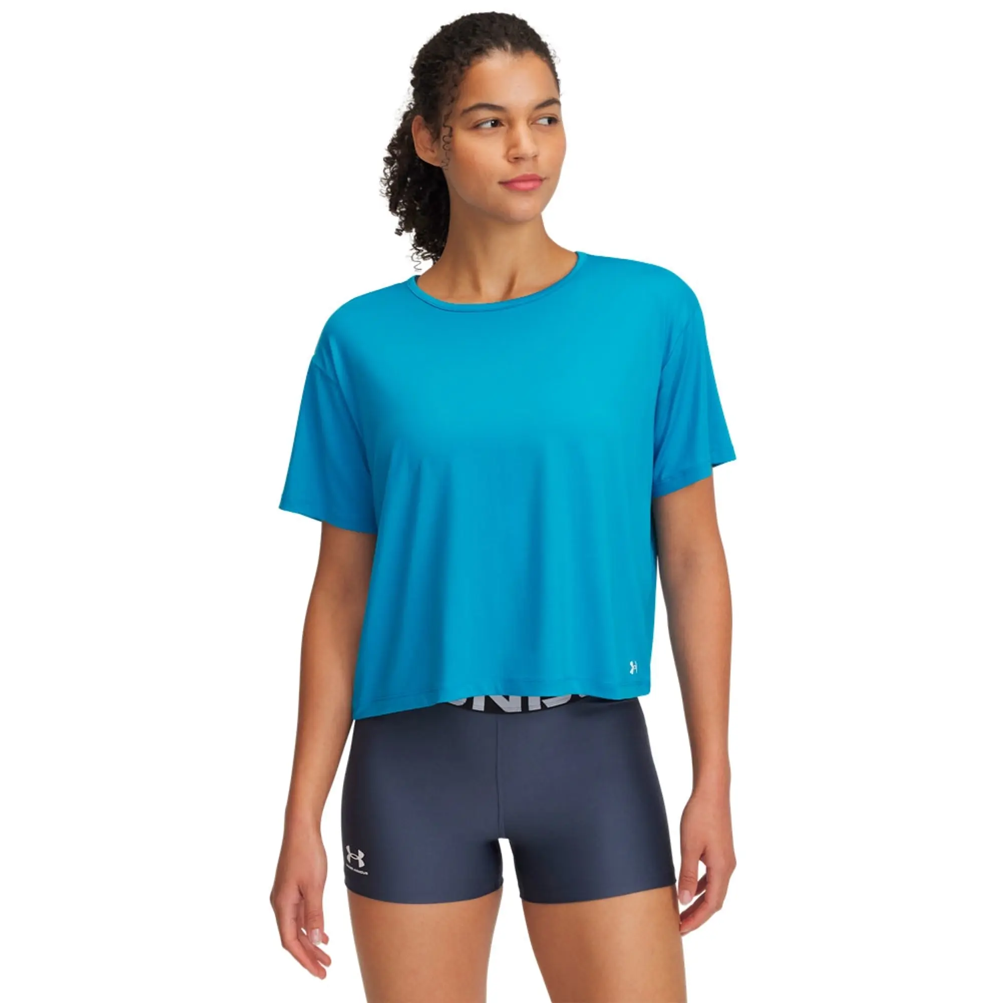 Women's  Under Armour  Motion Short Sleeve Ether Blue / White XXL