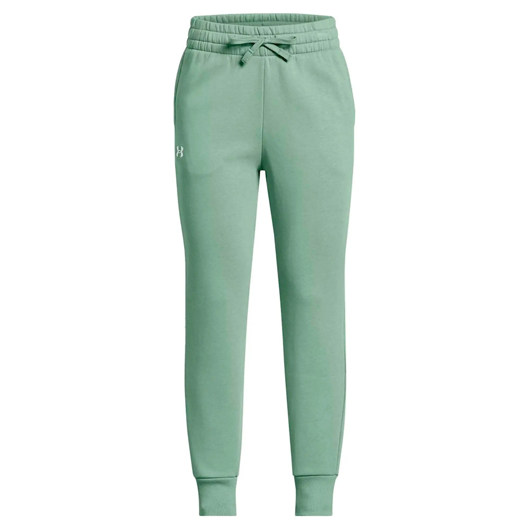 Girls'  Under Armour  Rival Fleece Joggers Silica Green / White YMD (54 - 59 in)