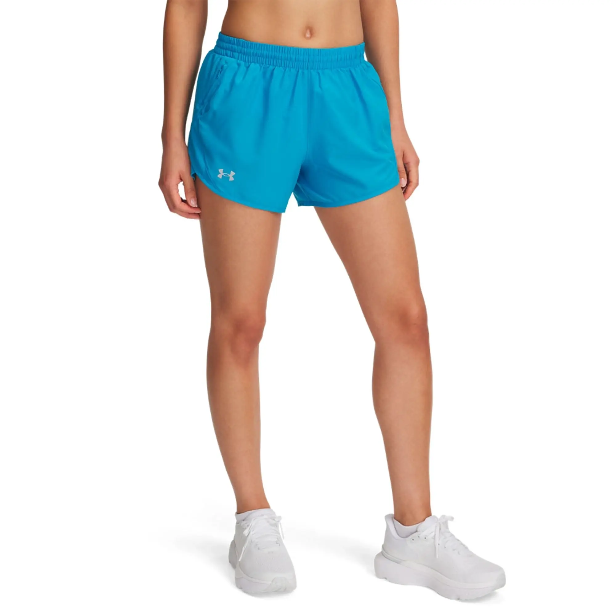 Women's  Under Armour  Fly-By 3 Shorts Ether Blue / Ether Blue / Reflective XS