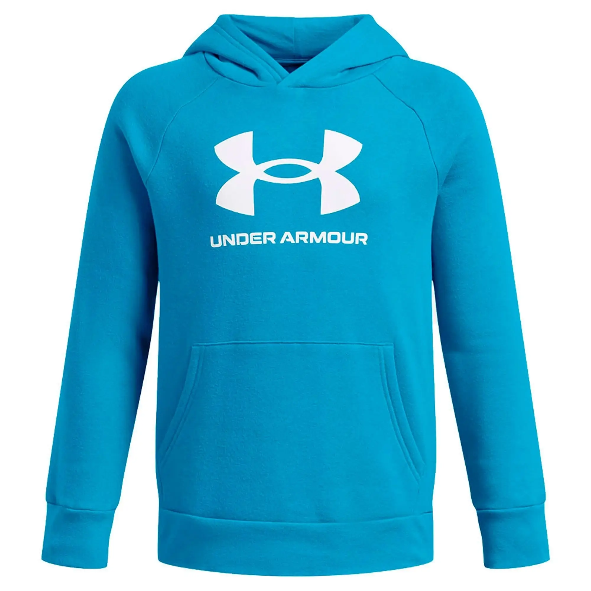 Boys'  Under Armour  Rival Fleece Big Logo Hoodie Ether Blue / White YXS (48 - 50 in)