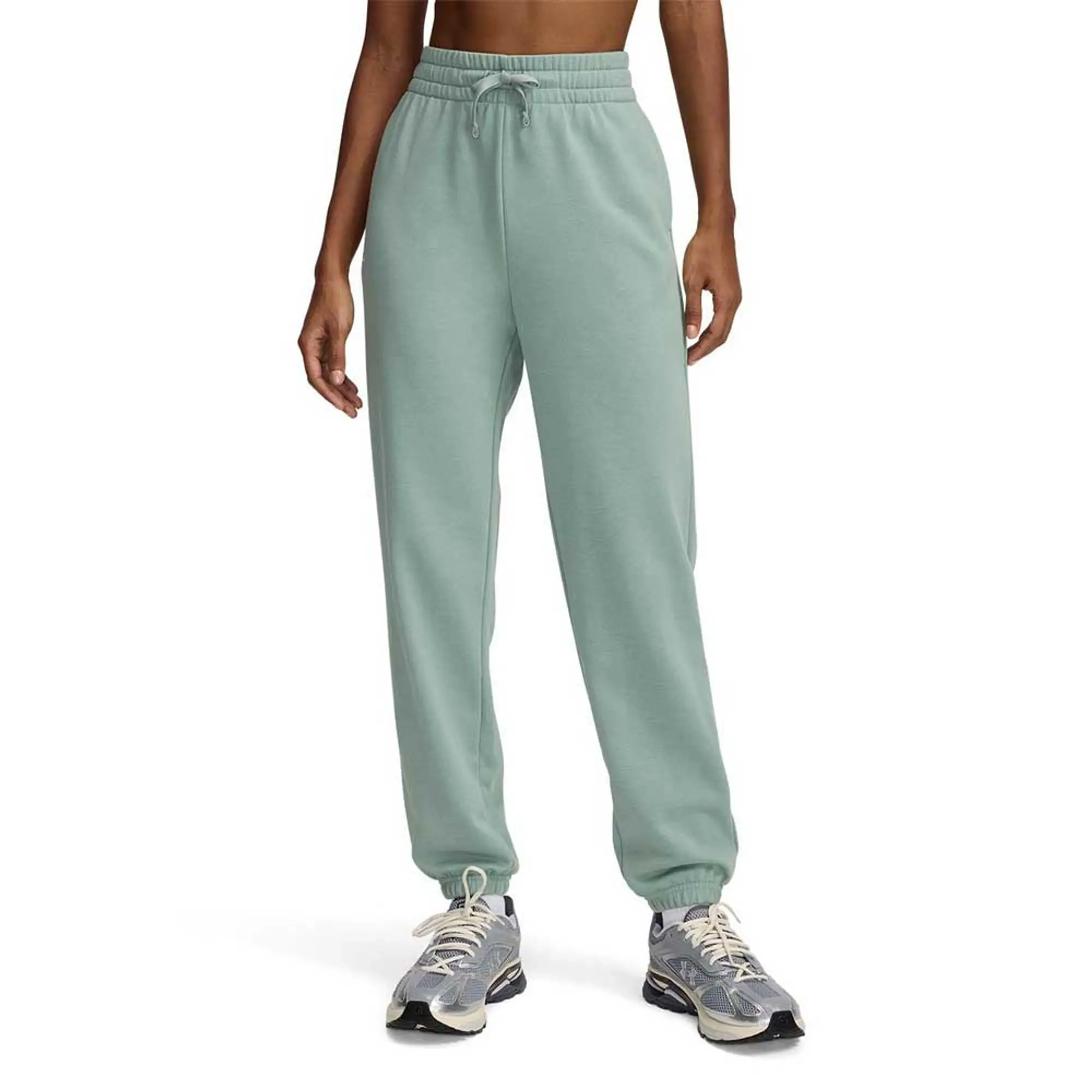 Women's  Under Armour  Rival Terry Joggers Silica Green / White XS