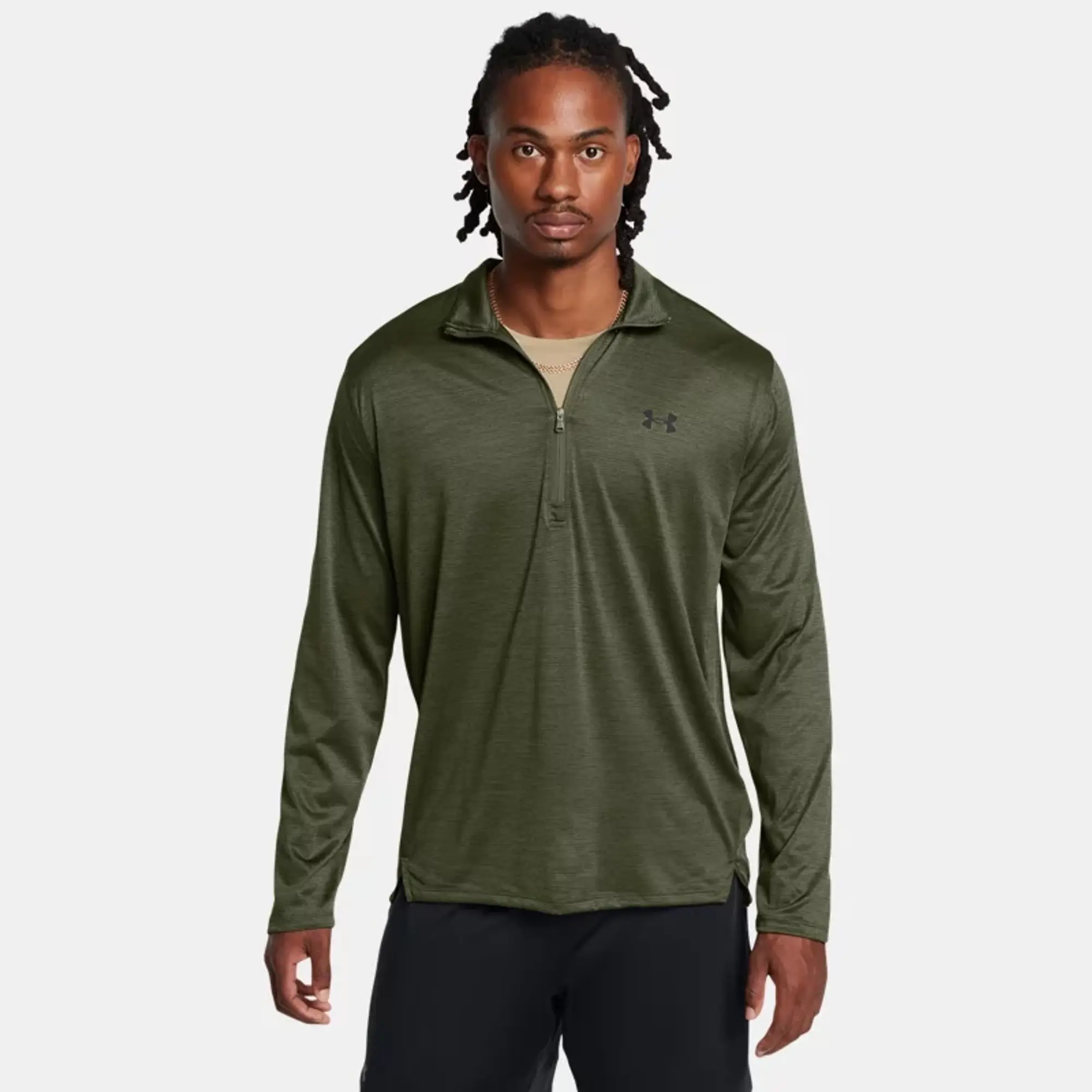 Men's  Under Armour  Tech™ Vent ½ Zip Marine OD Green / Black L