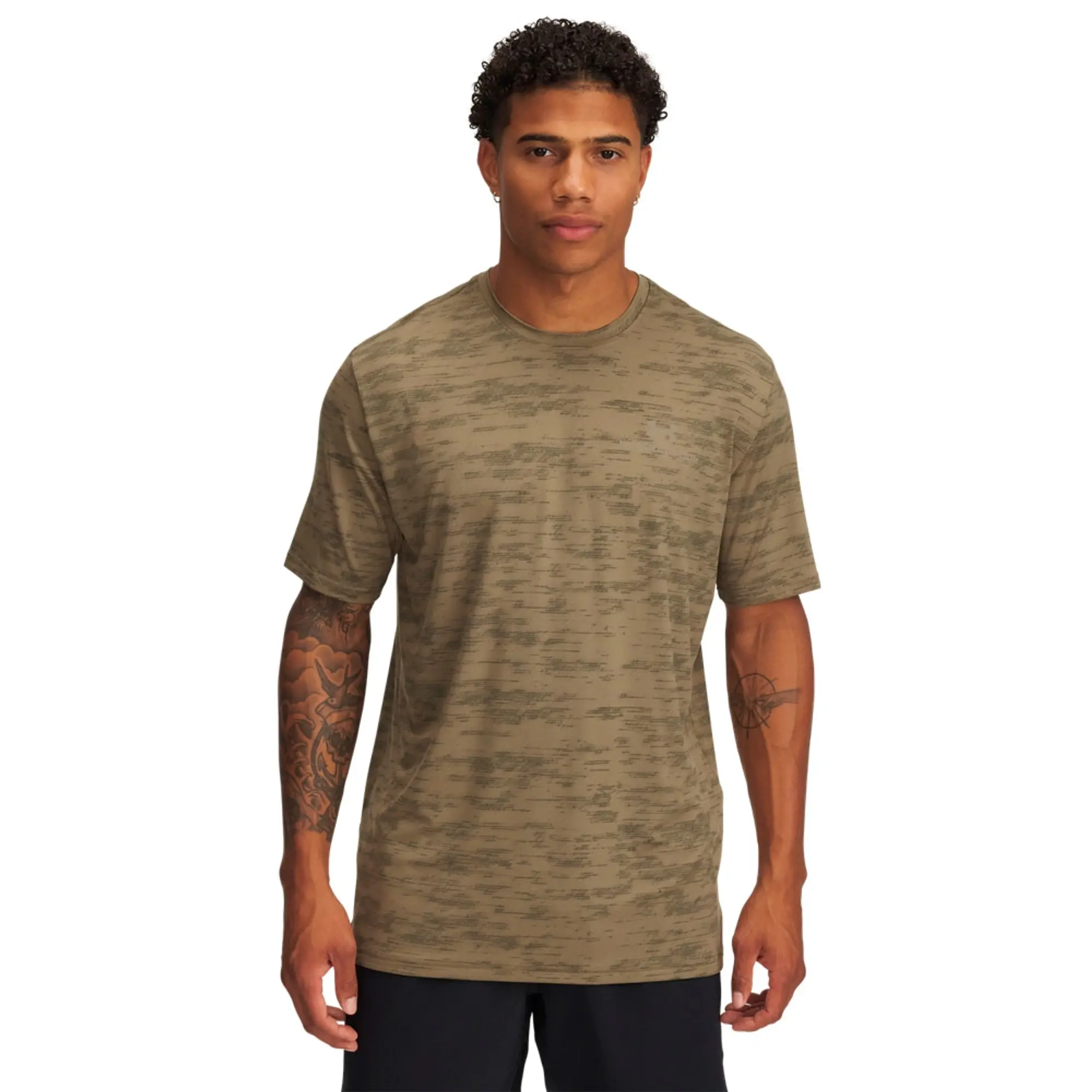 Men's  Under Armour  Vanish Energy Printed Short Sleeve Bayou / Marine OD Green / Bayou S