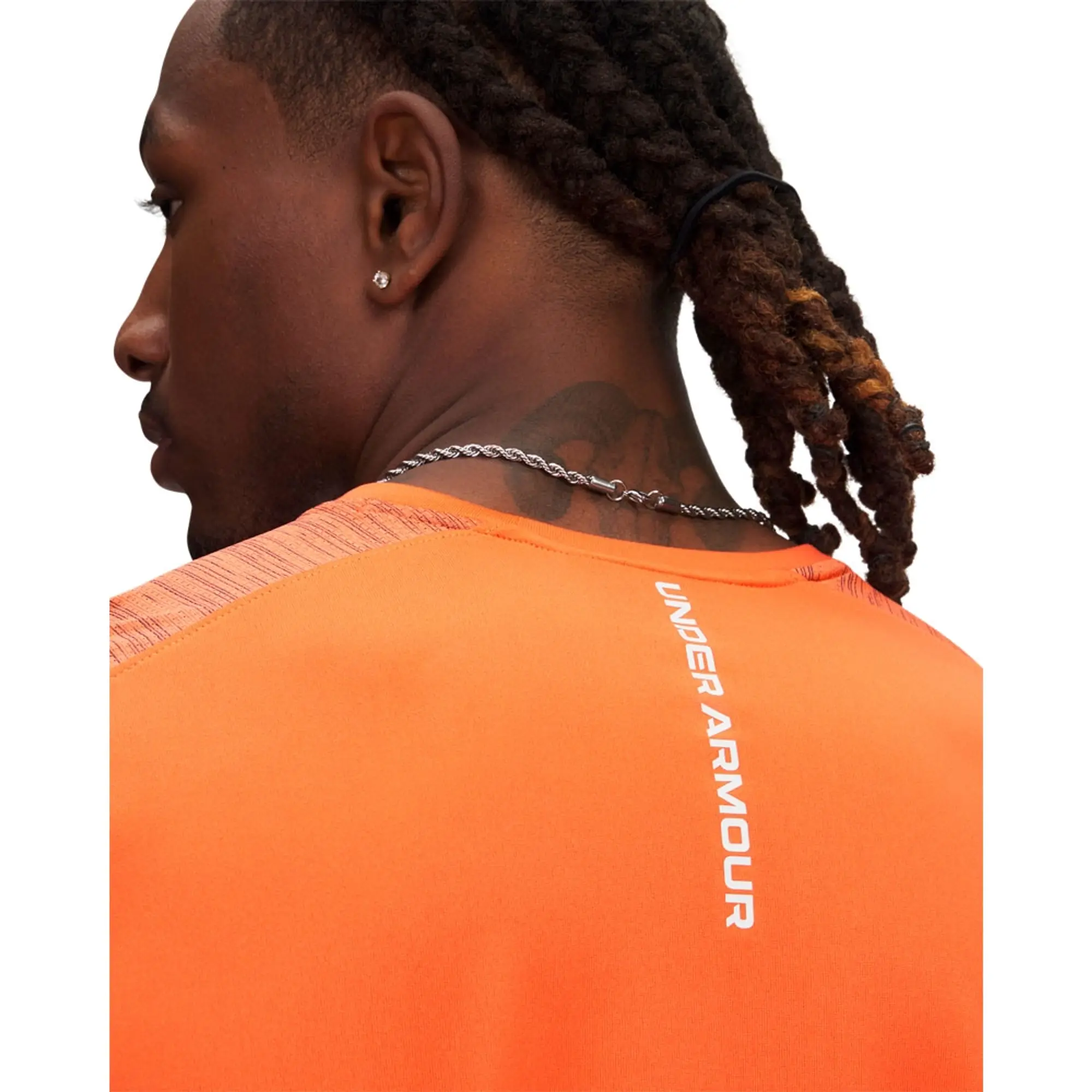 Under Armour Tech Utility Short Sleeved T-Shirt - Orange - Size 2XL - Orange