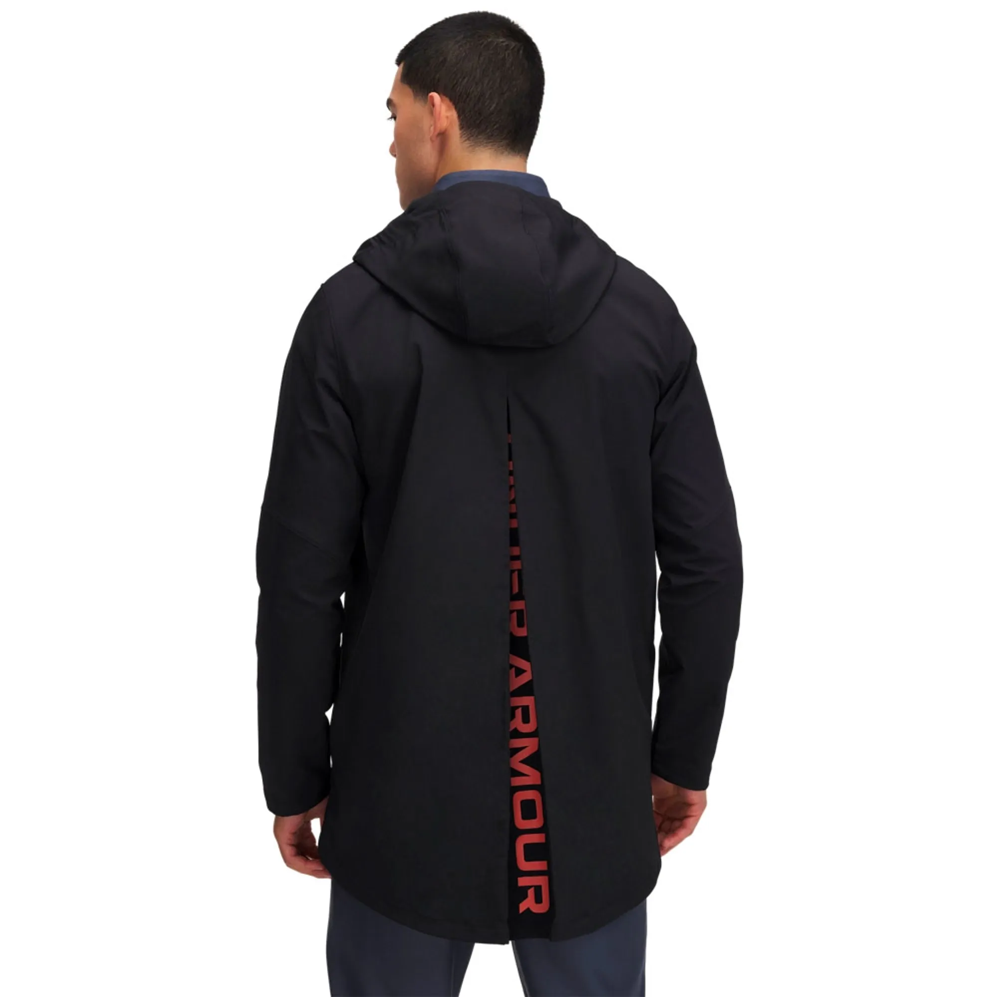 Men's Under Armour Challenger Pro Jacket Black / Fire / Fire XXL