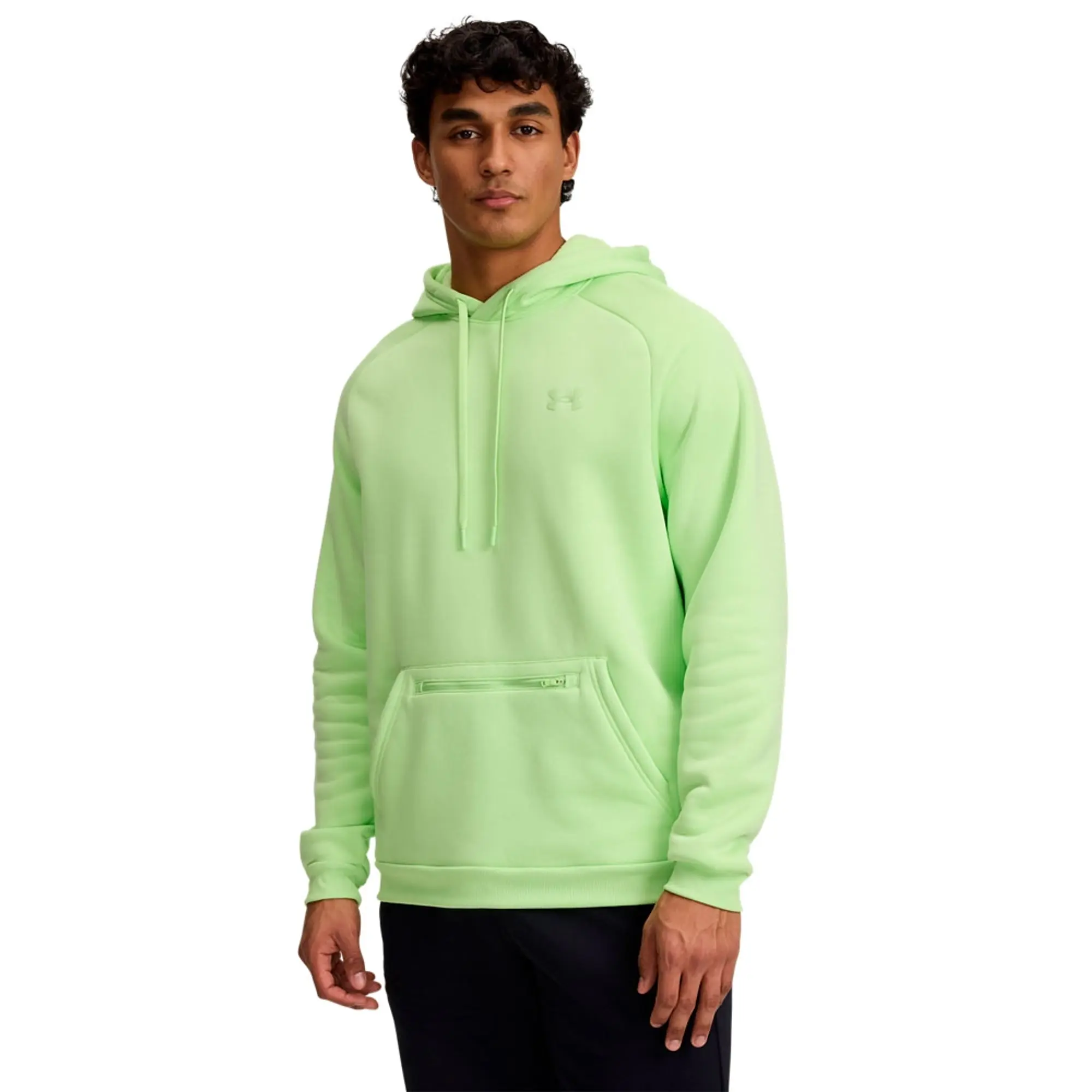 Under Armour Men's Armour Fleece® Pro Kanga Hoodie Morph Green / Morph Green XXL