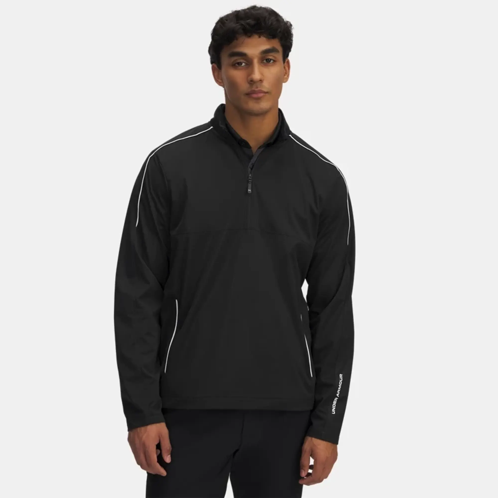Men's  Under Armour  Drive Wind ½ Zip Black / White 3XL