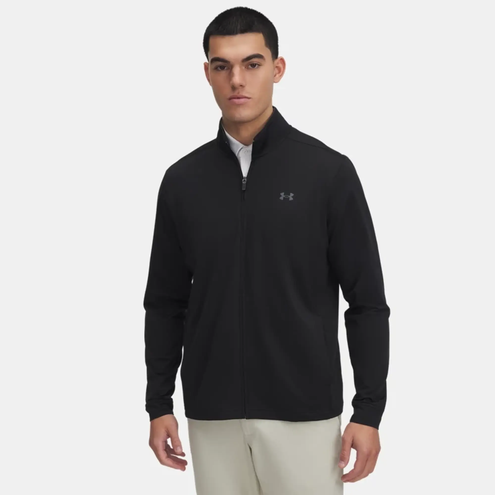 Men's  Under Armour  Drive Full Zip Black / Castlerock XXL