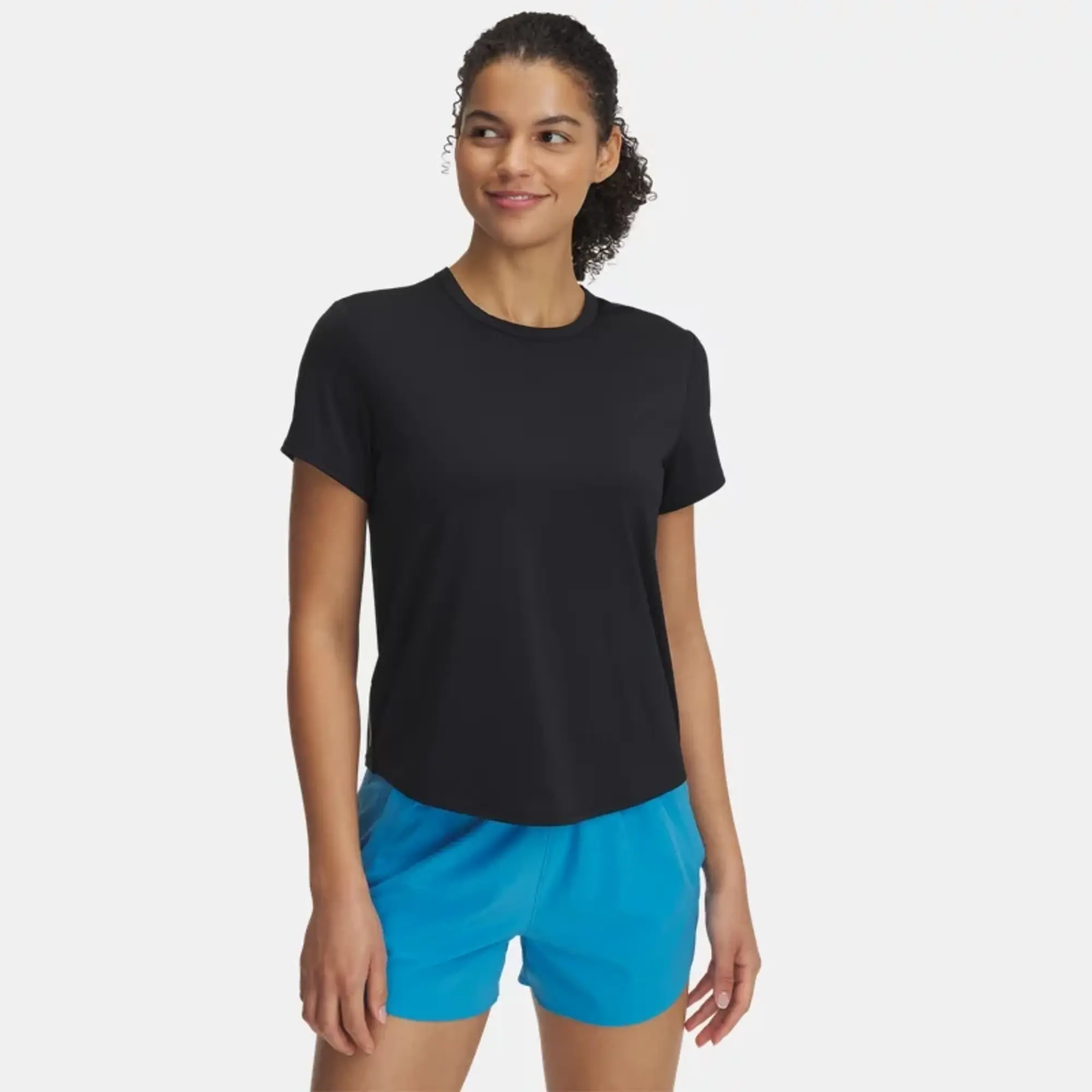 Women's  Under Armour  Vanish Elite Vent Short Sleeve Black / Iridescent XS