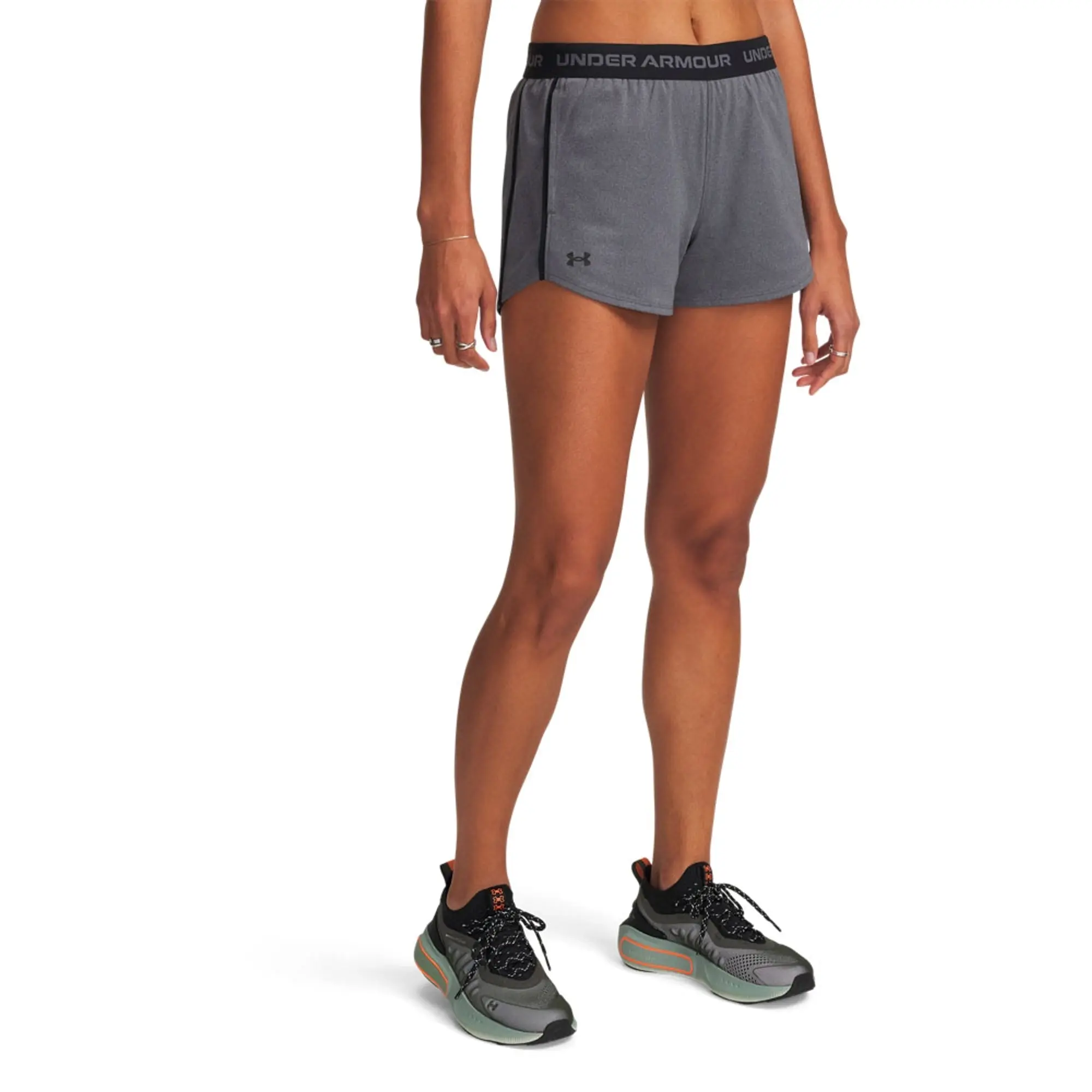 Women's  Under Armour  Tech™ Play Up Shorts Castlerock / Black XS