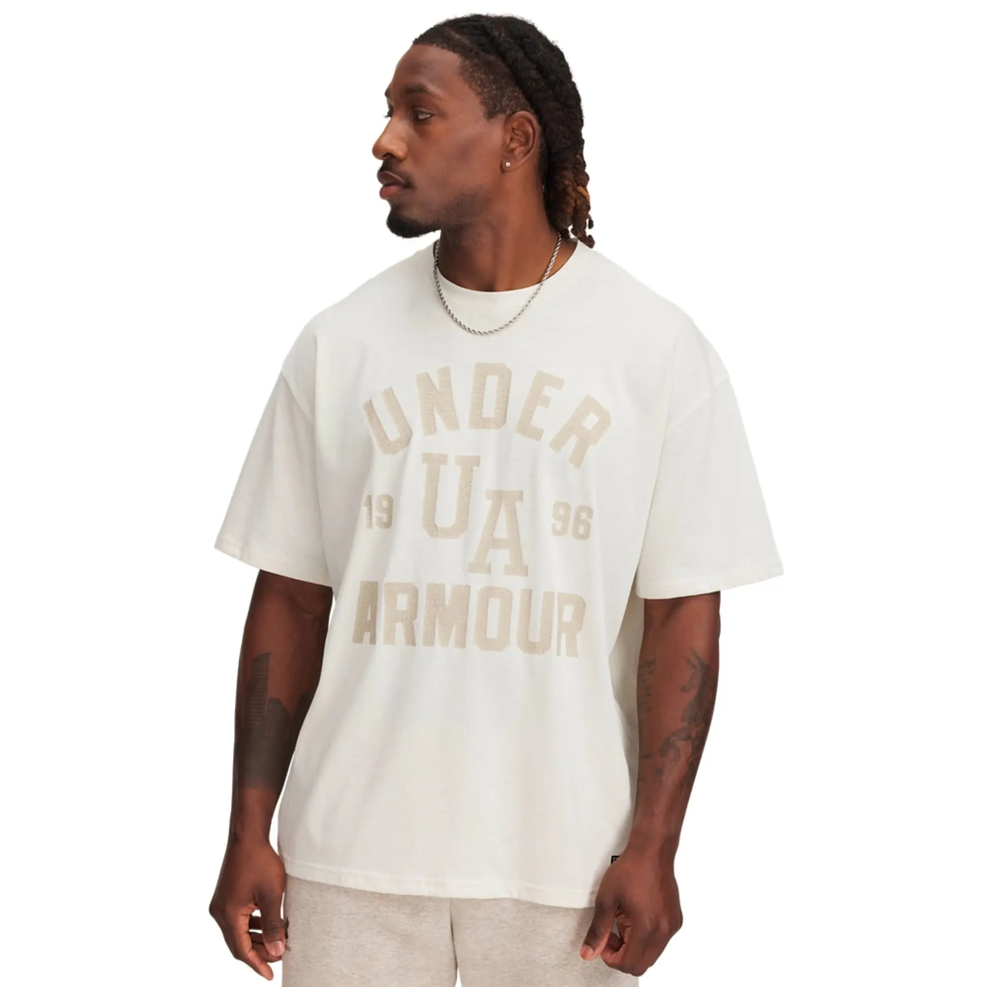 Under Armour Heavyweight Varsity Oversized Short Sleeve T-shirt