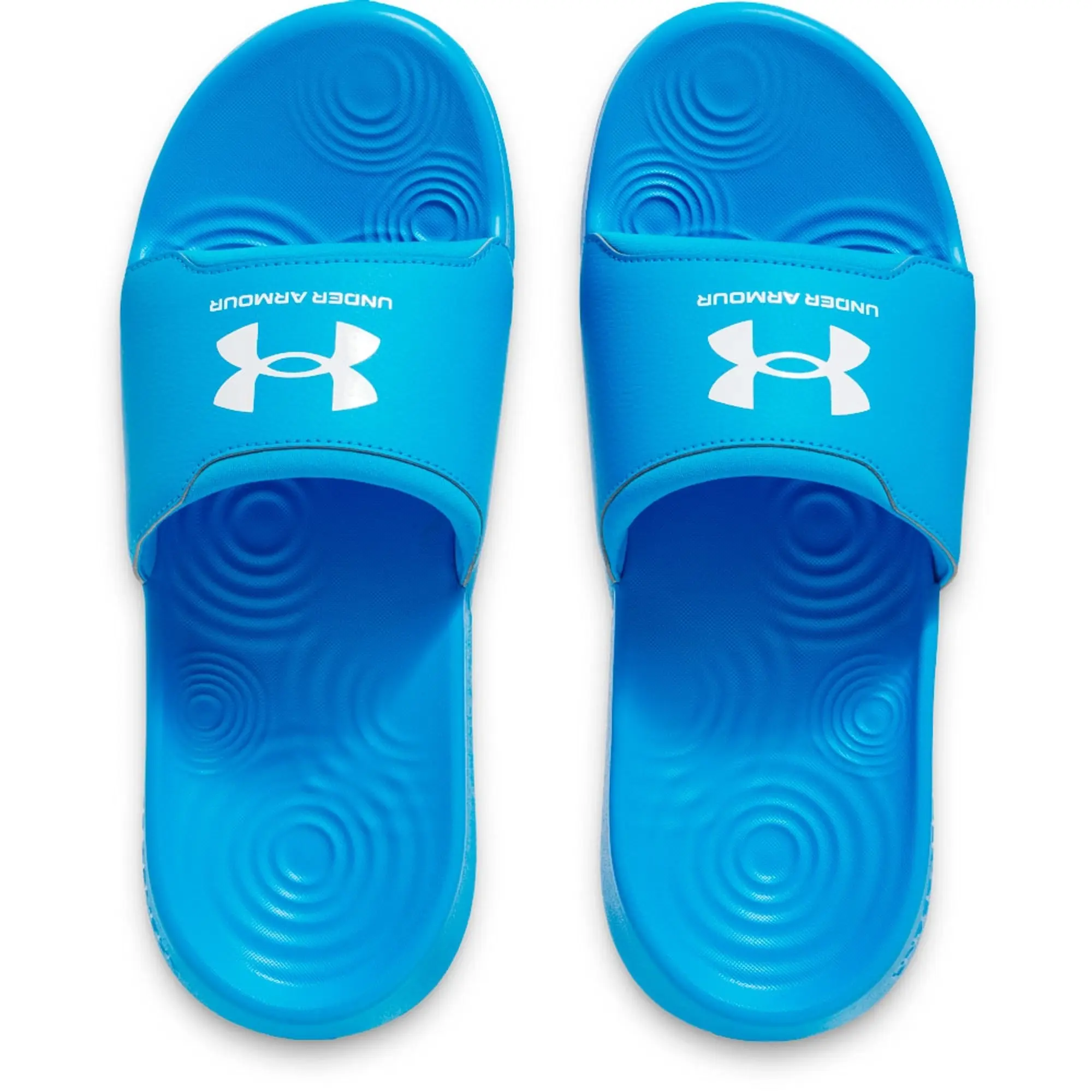 Men's  Under Armour  Ignite Select Slides Electric Blue / Electric Blue / White 13