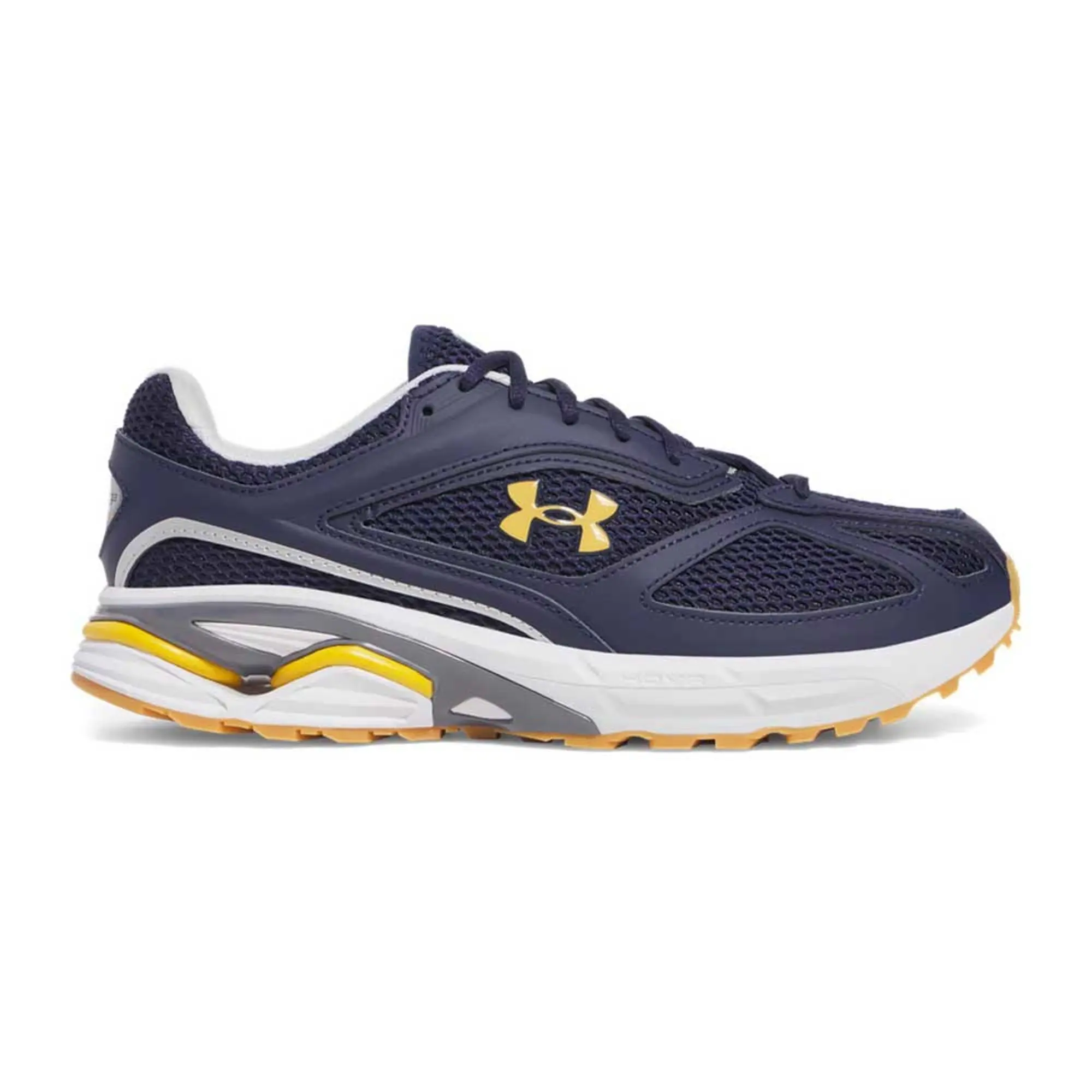 Unisex  Under Armour  Apparition Shoes Midnight Navy / Titan Gray / Noble Gold 8