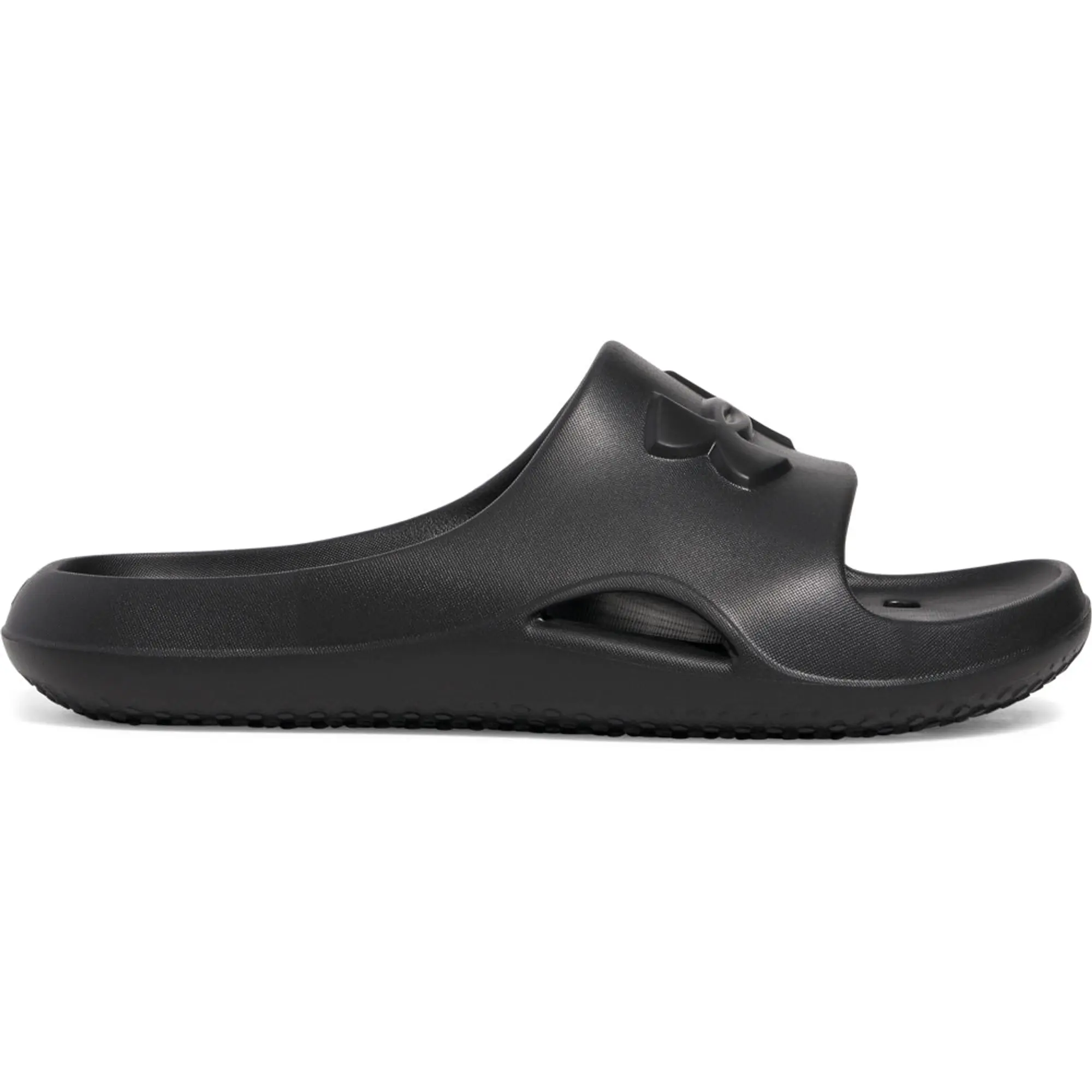 Men's  Under Armour  Locker V Slides Black / Black / Black 8