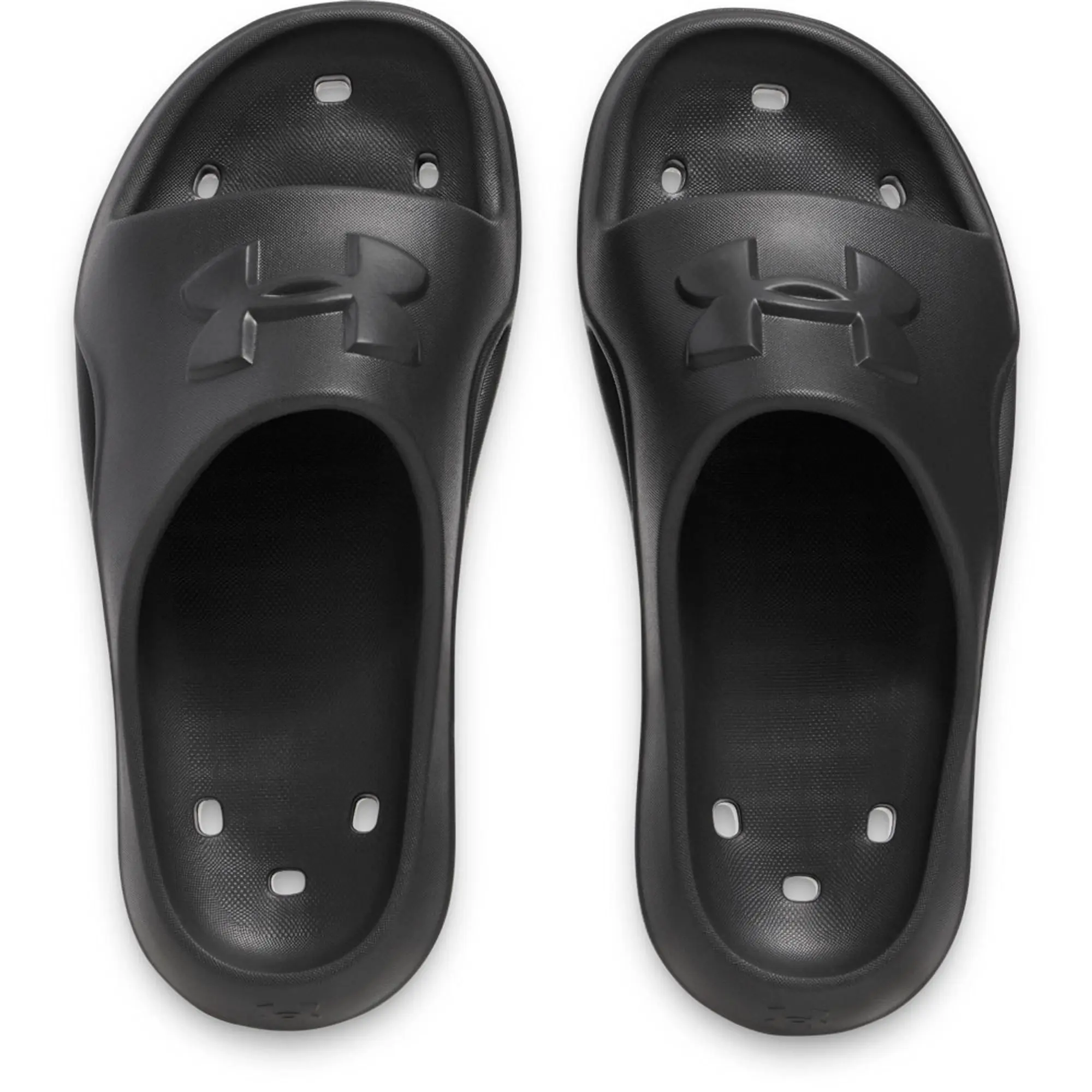 Women's  Under Armour  Locker V Slides Black / Black / Black 7.5