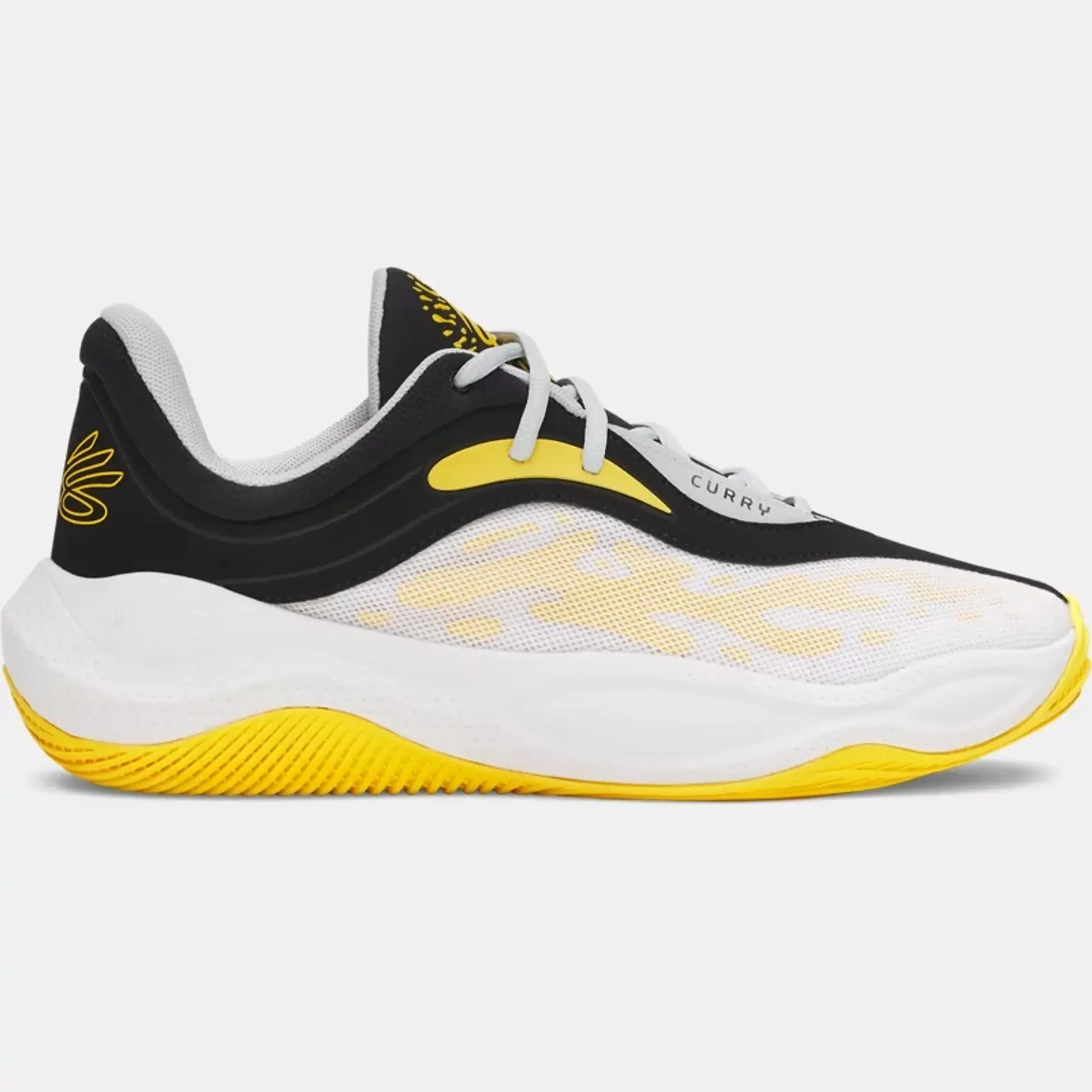 Under Armour Unisex Curry Splash 25 Basketball Shoes Black / Gray Void / White 8