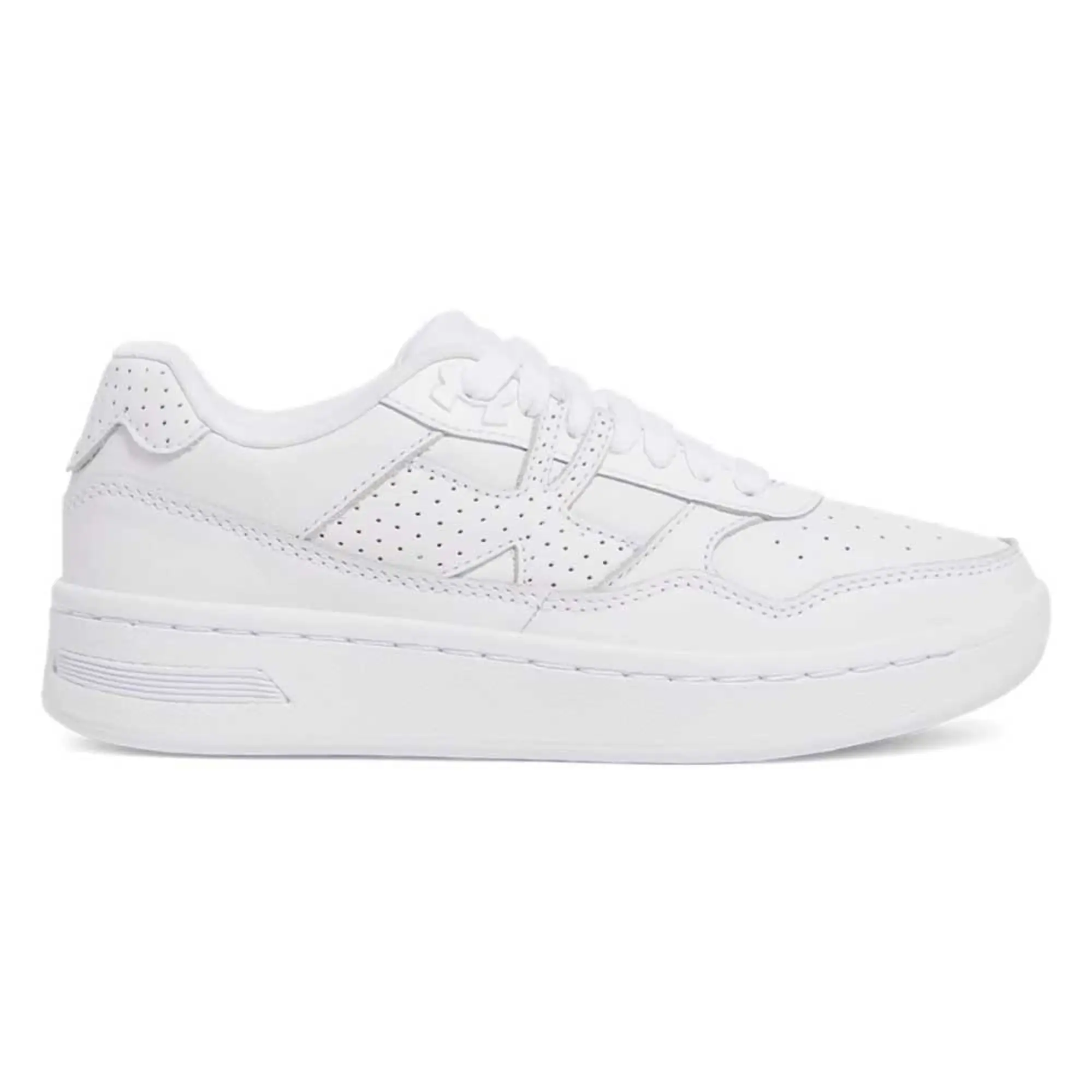 Women's  Under Armour  Court 96 Shoes White / White / White 7