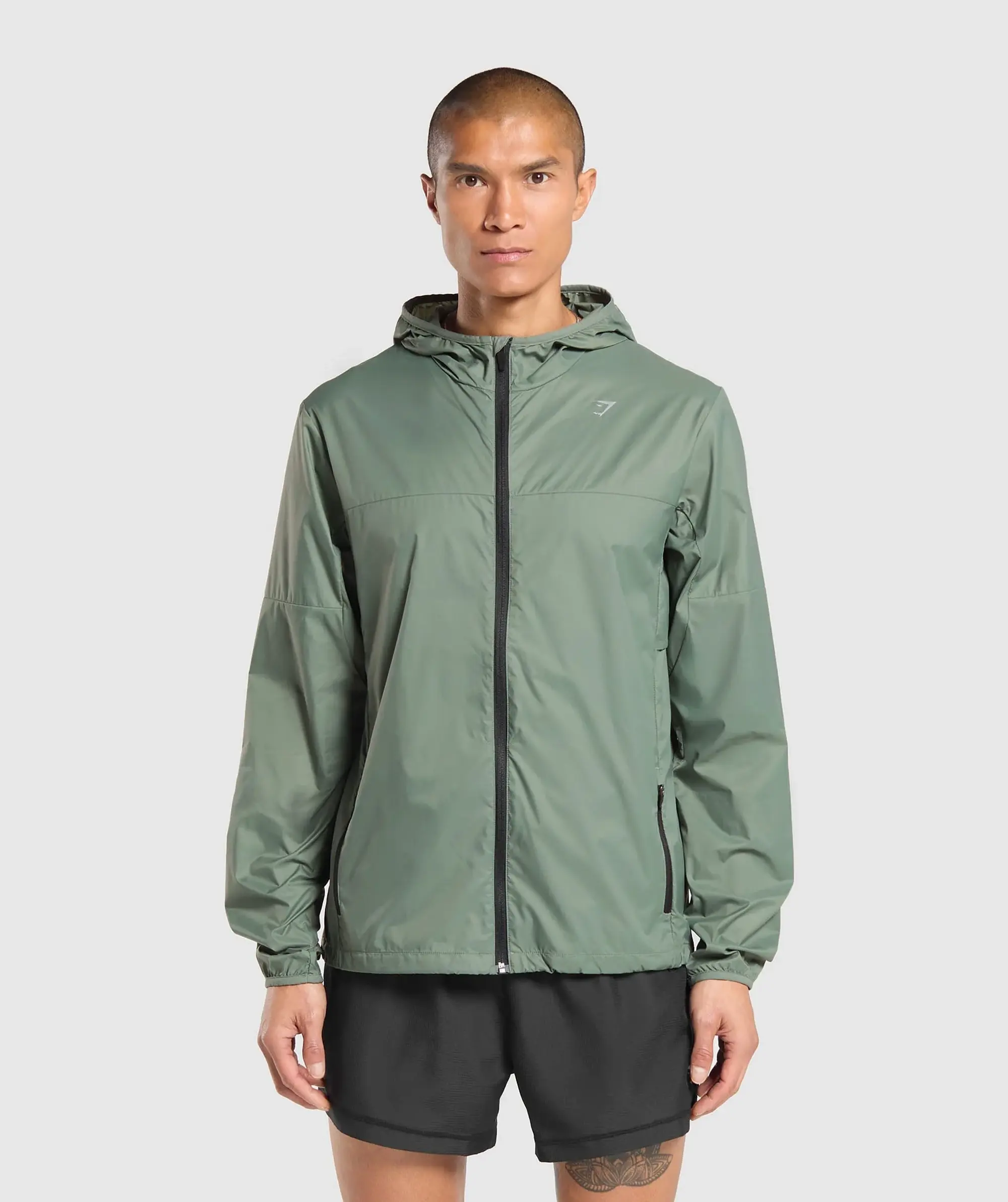 Marathon Running Windbreaker - Unit Green