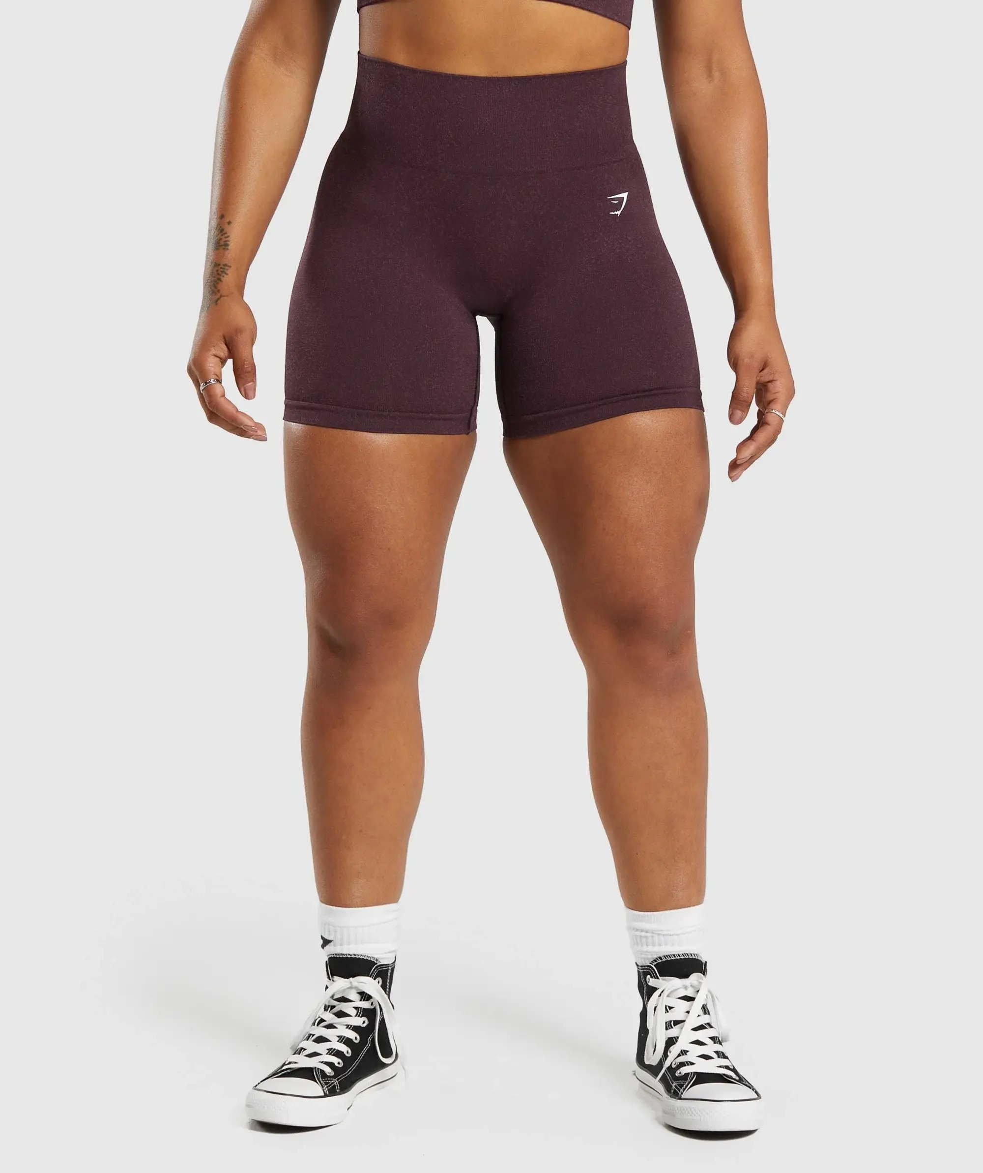 Gymshark Adapt Fleck Seamless Shorts - Depth Purple/ Steel Purple