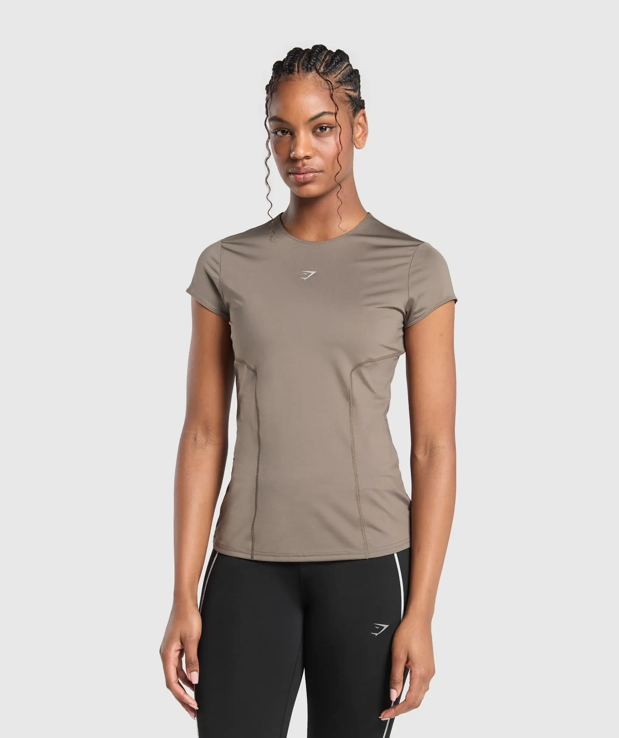 Marathon Running T-Shirt - Camo Brown