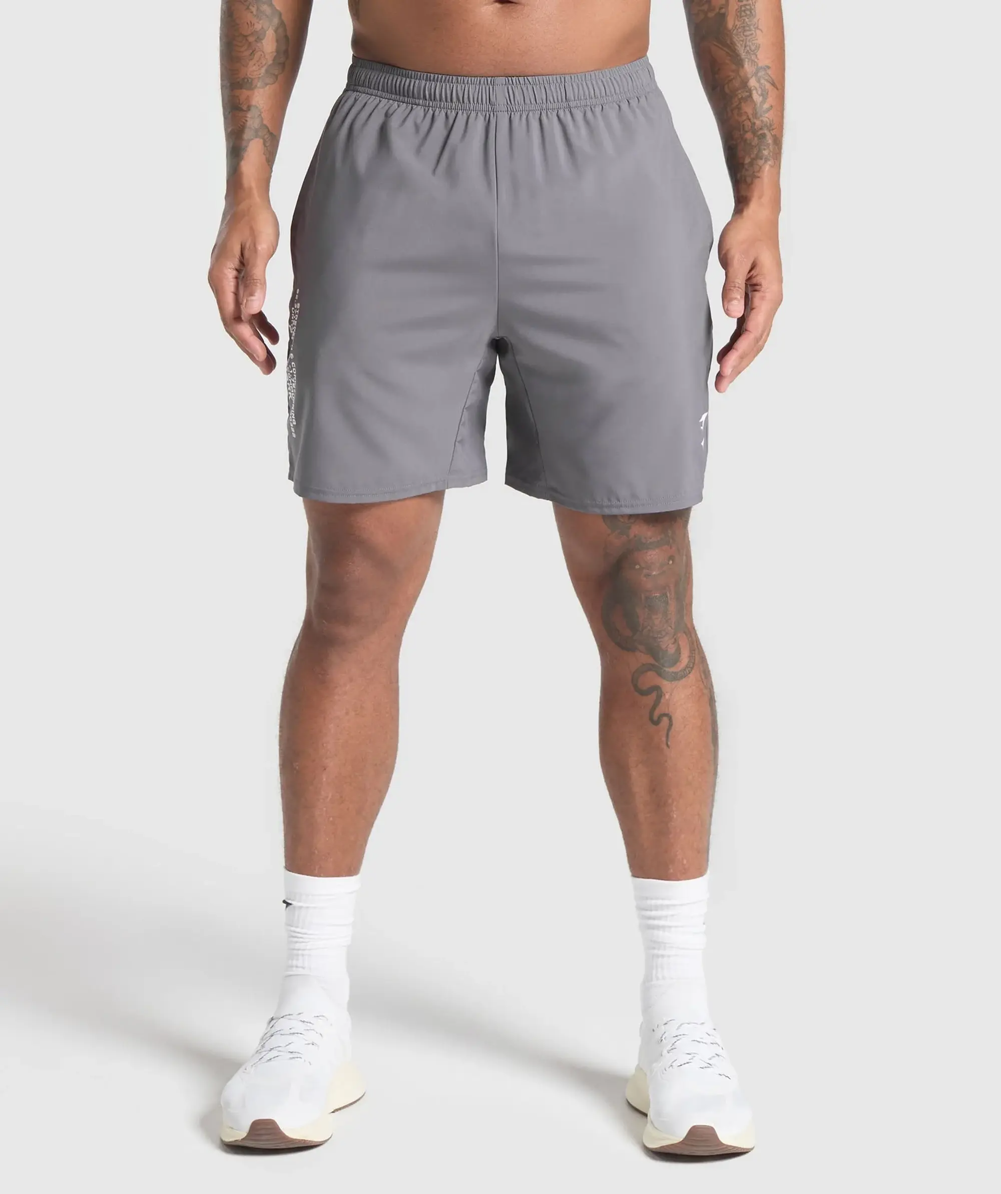 Gymshark Fitness Apparel 7 Shorts - Brushed Grey