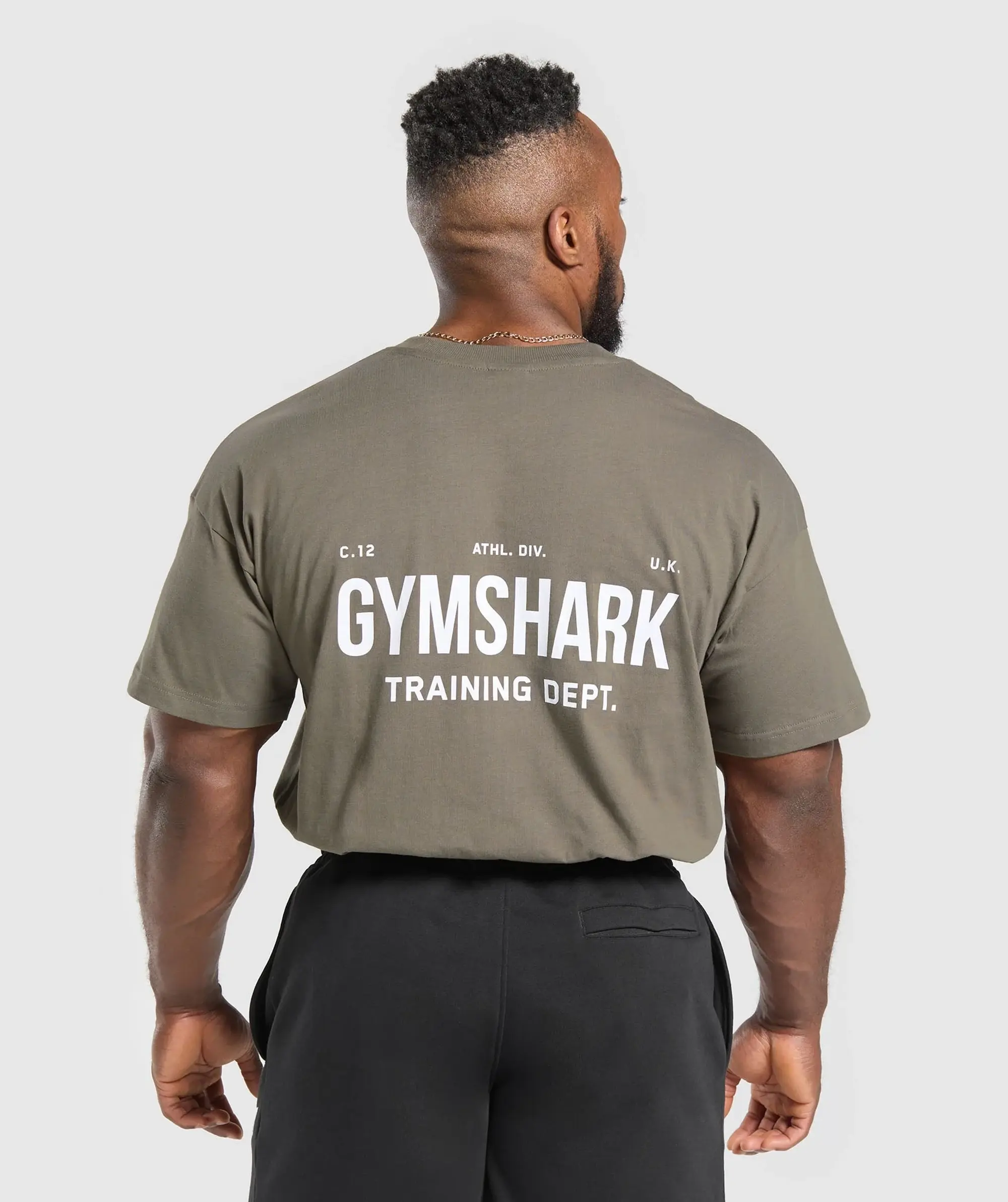 Gymshark Training Dept. T-Shirt - Camo Brown