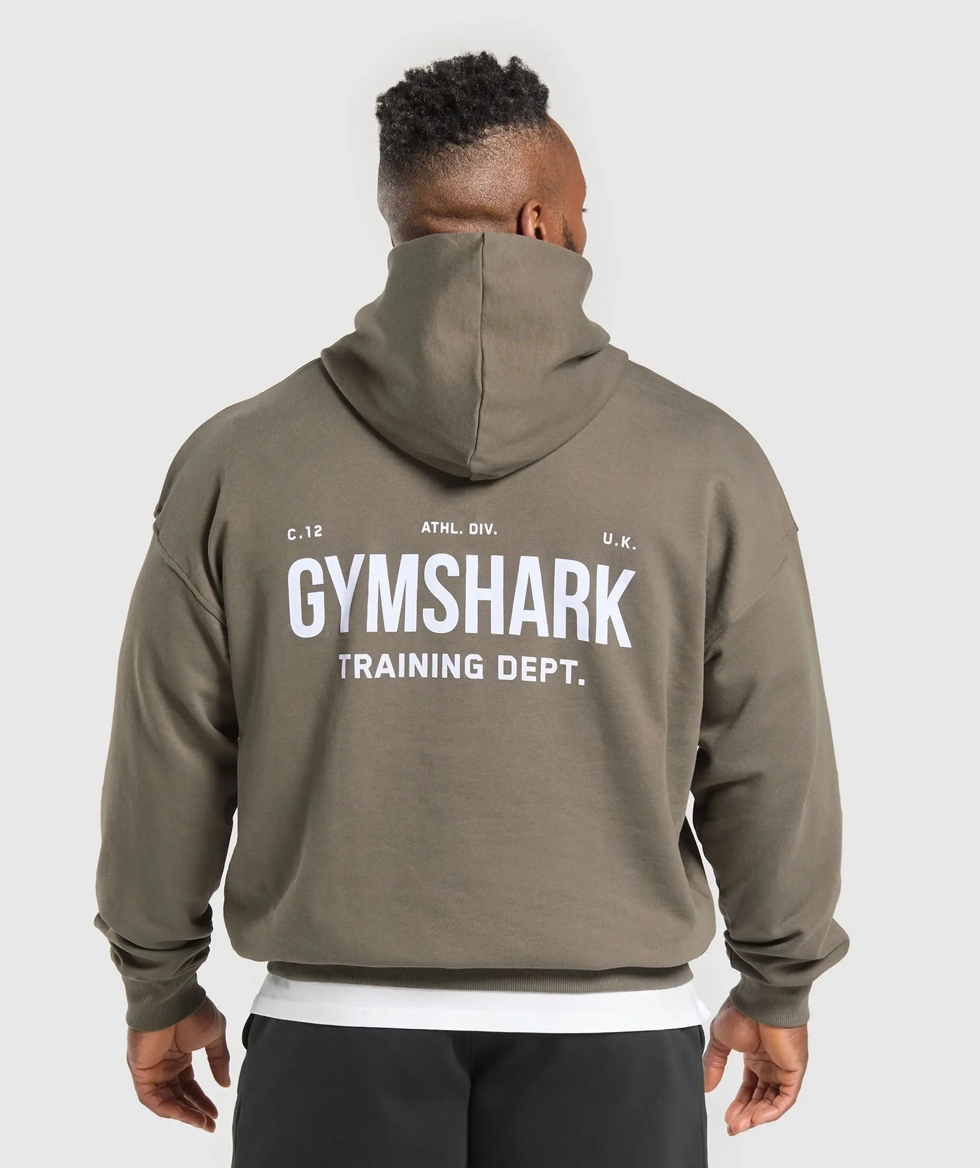 Gymshark Training Dept. Hoodie - Camo Brown