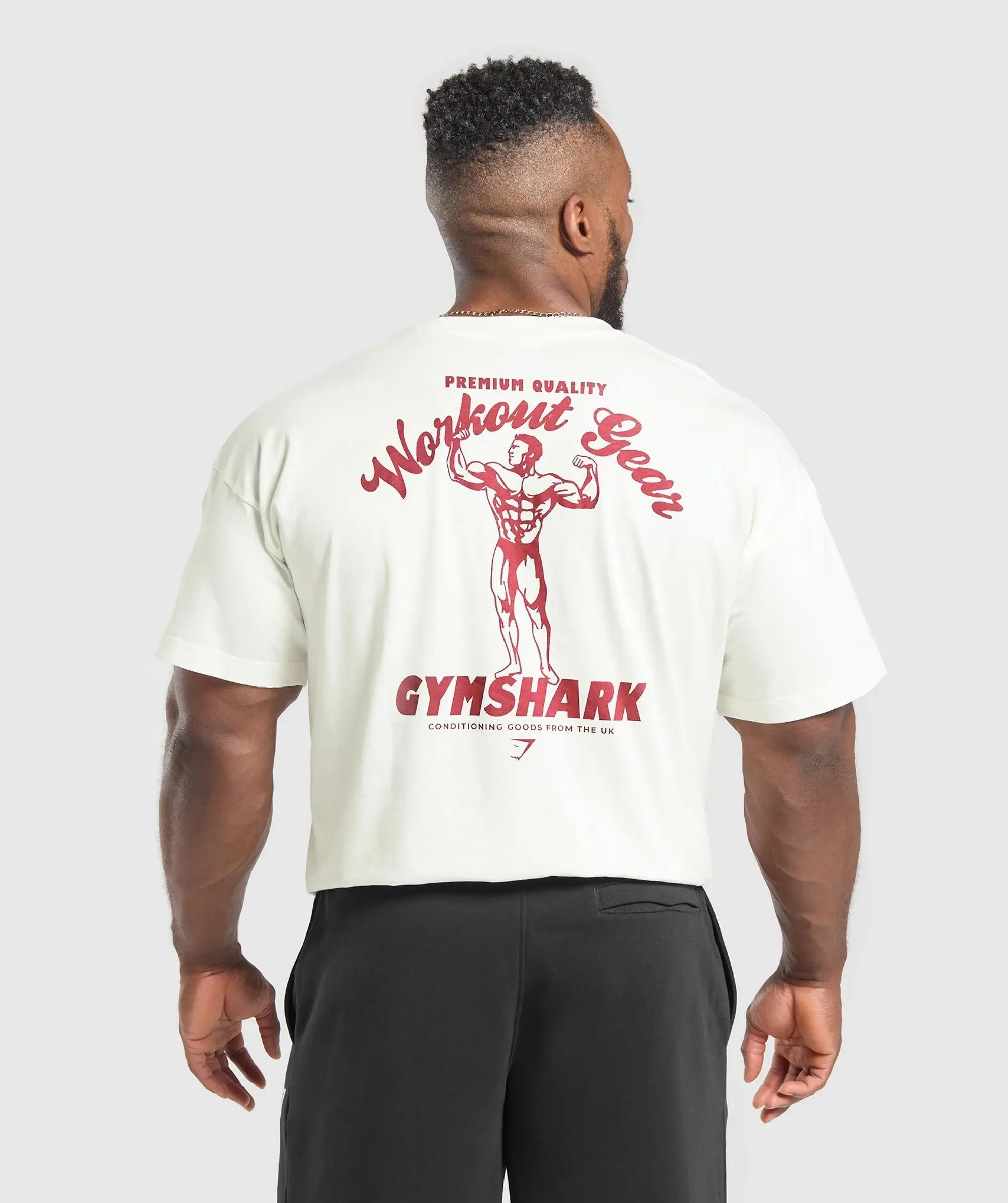 Gymshark Workout Gear T-Shirt - Soft White