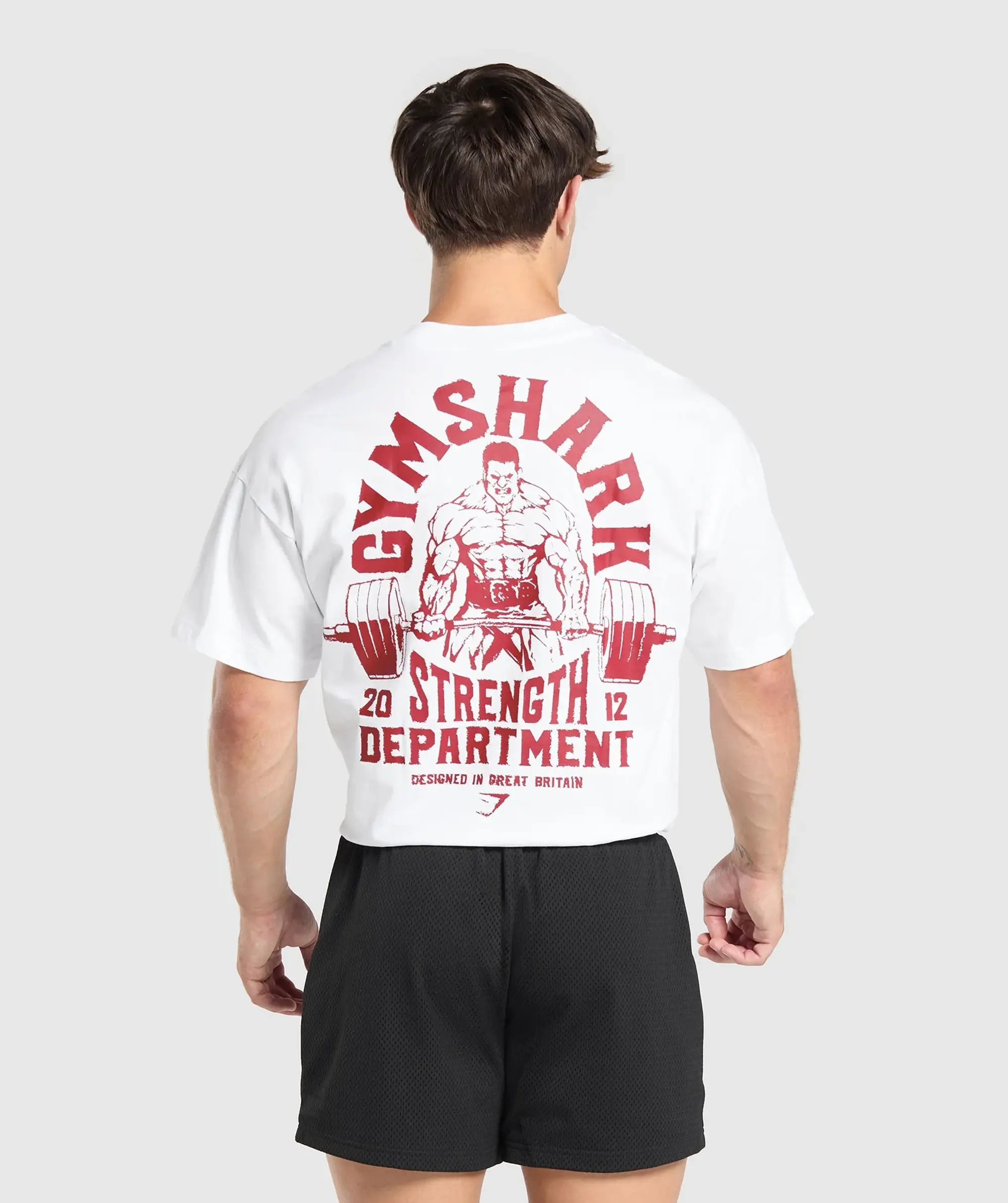 Gymshark Strength Department Graphic T-Shirt - White