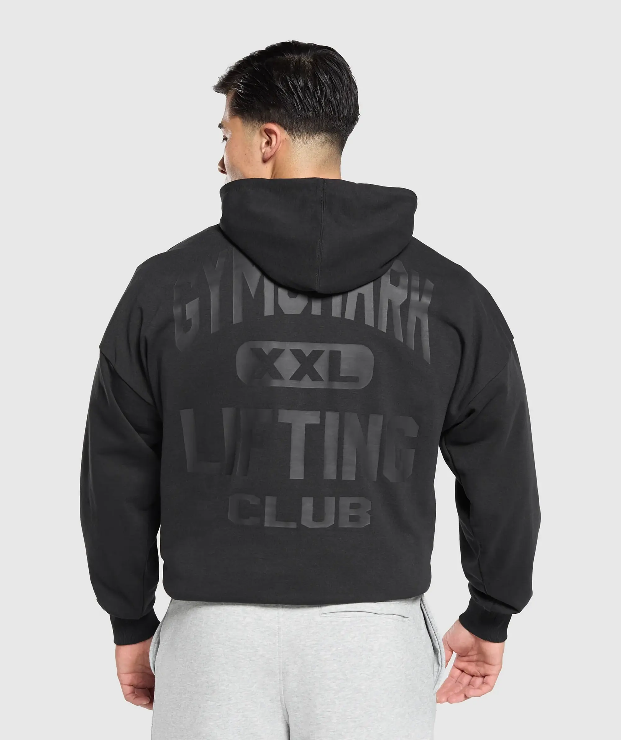 Gymshark XXL Graphic Hoodie - Black