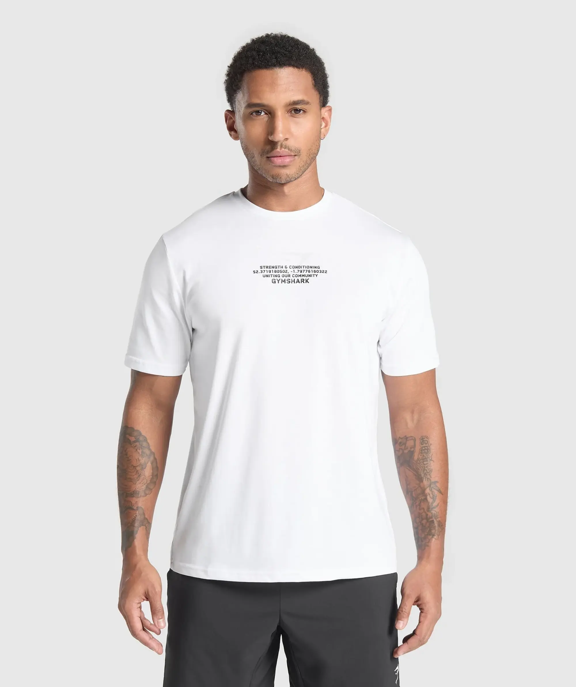 Gymshark Fitness Apparel Functional T-Shirt - White