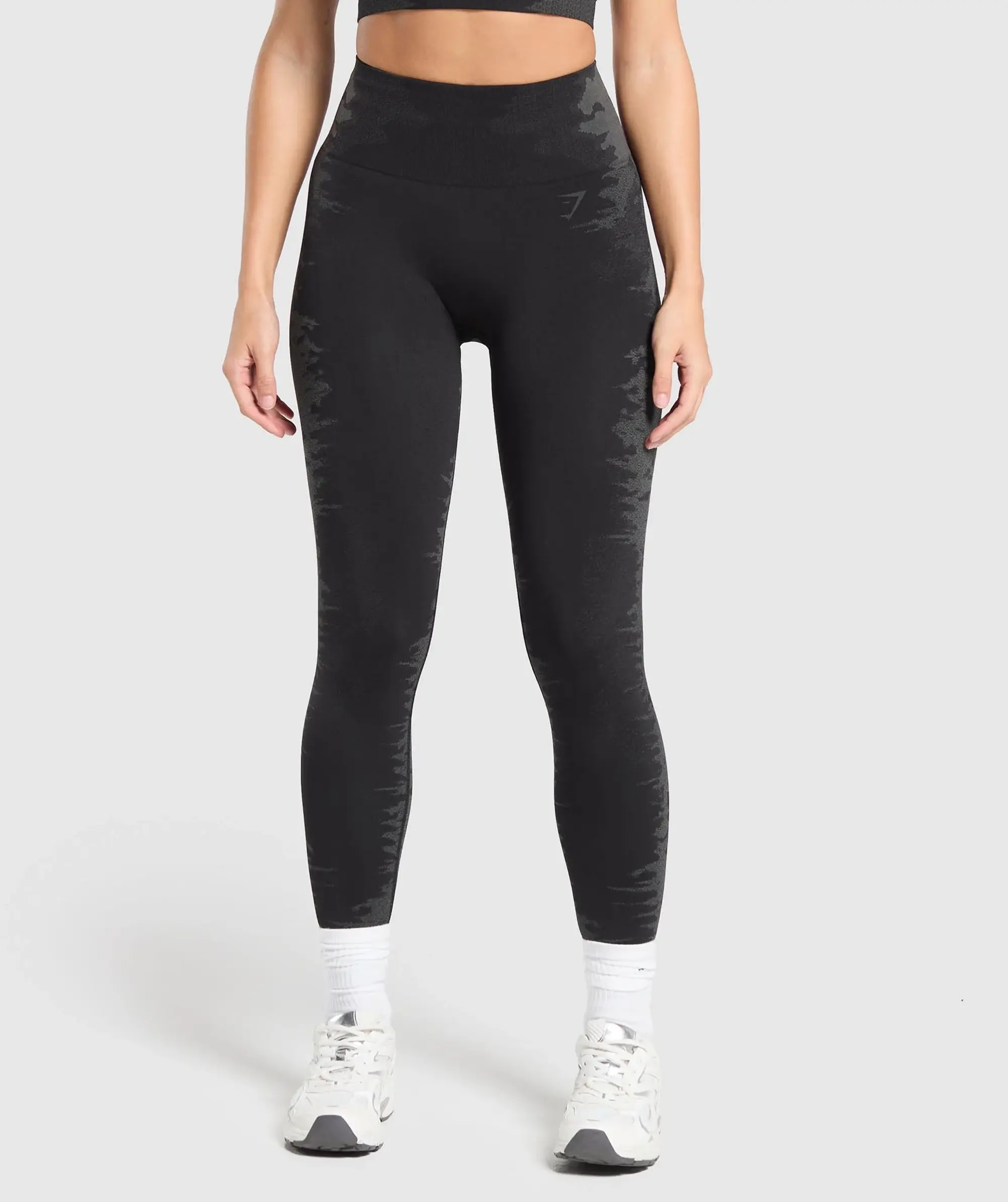 Gymshark Caged Seamless Leggings - Black/Graphite Grey