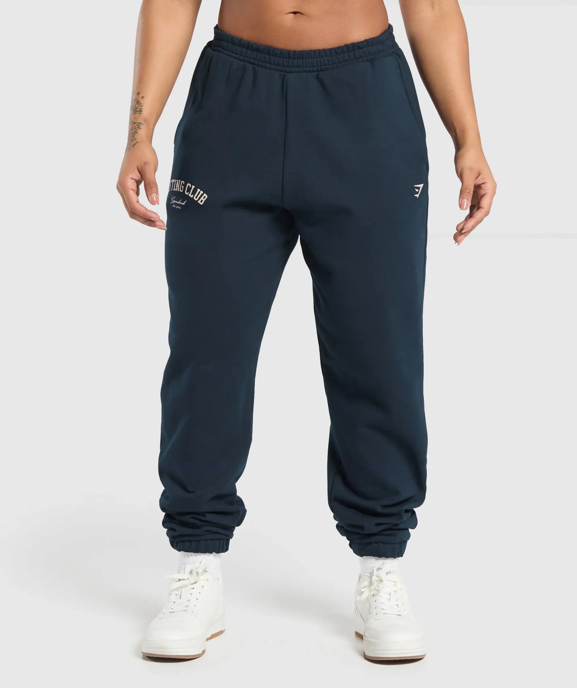 Gymshark Lifting Club Oversized Joggers - Navy