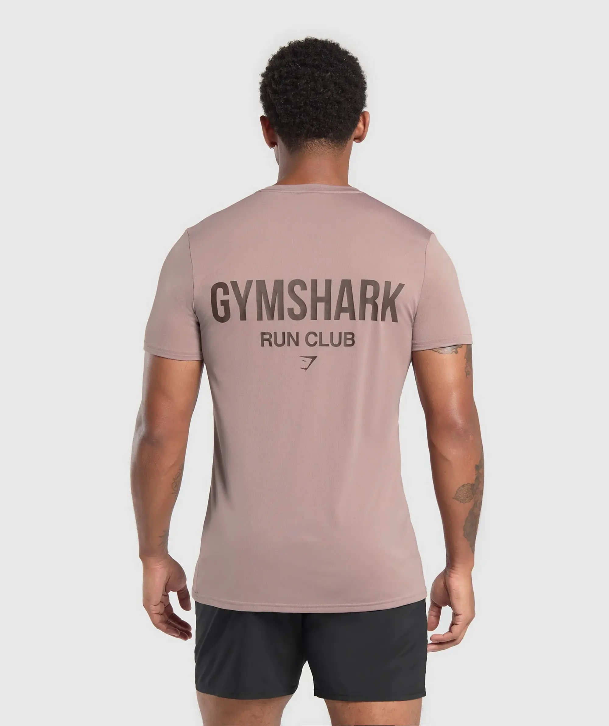 Gymshark Running Dept. T Shirt - Powder Mauve