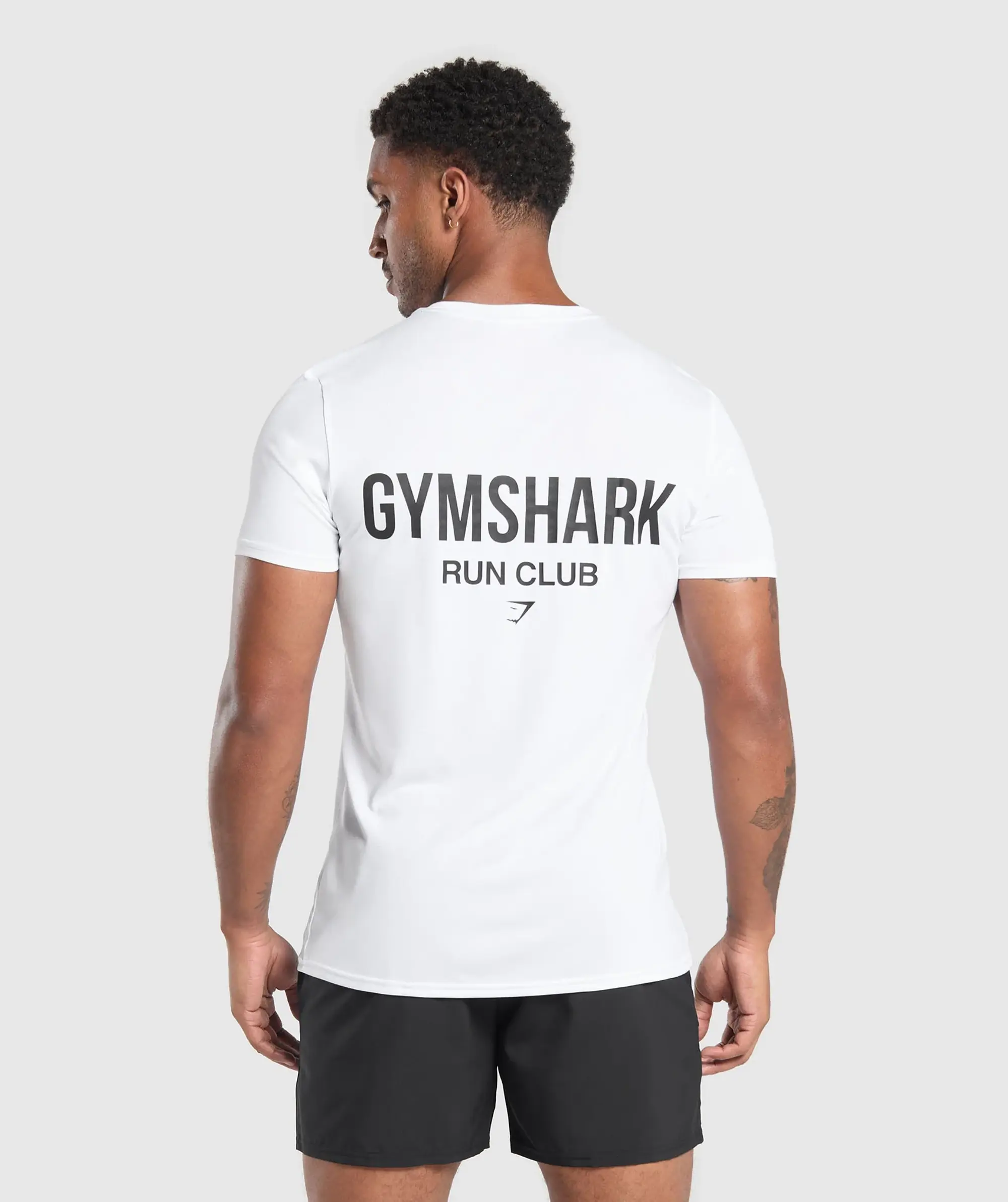 Gymshark Running Dept. T Shirt - White