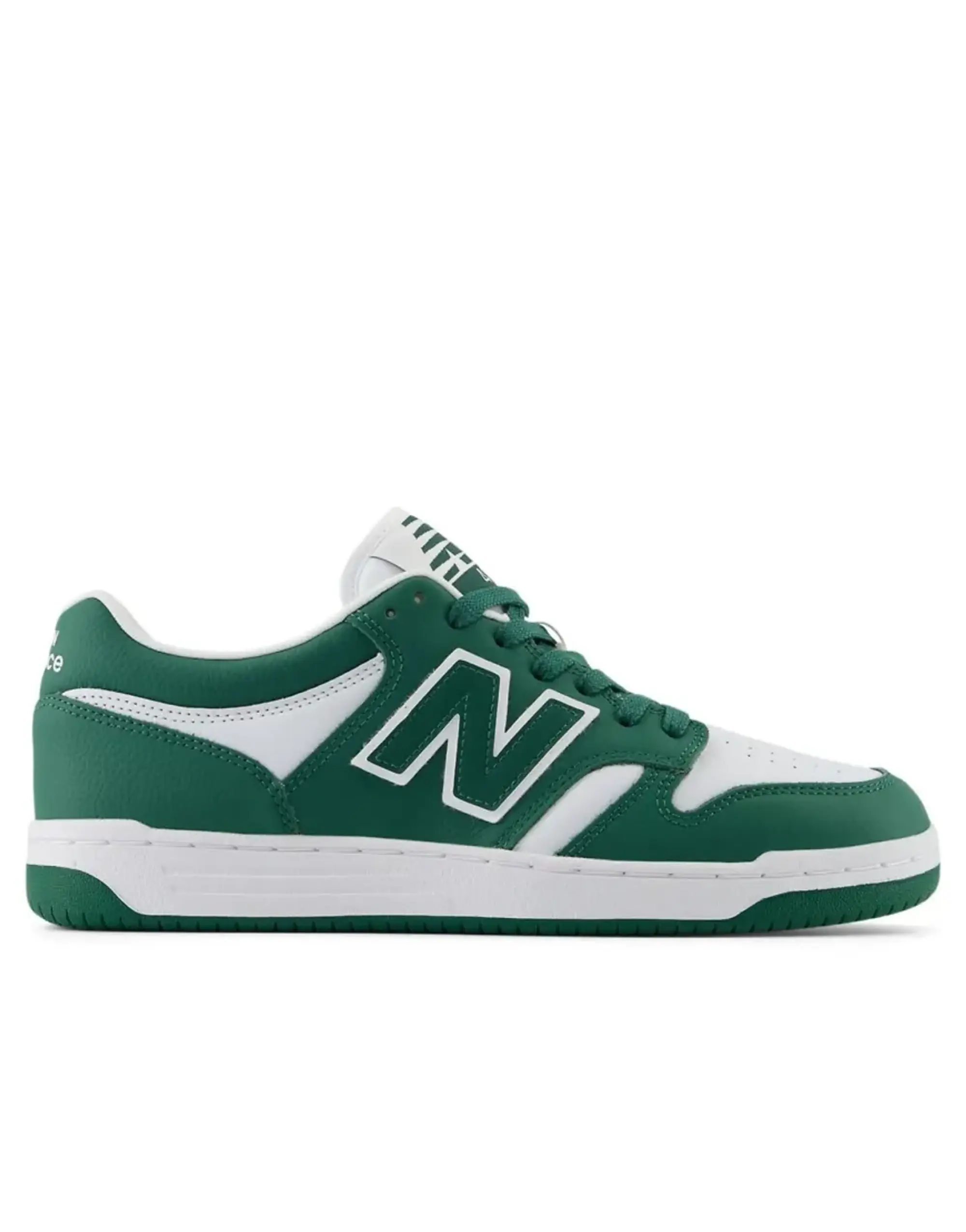 New Balance Men's 480 in Green/White Leather