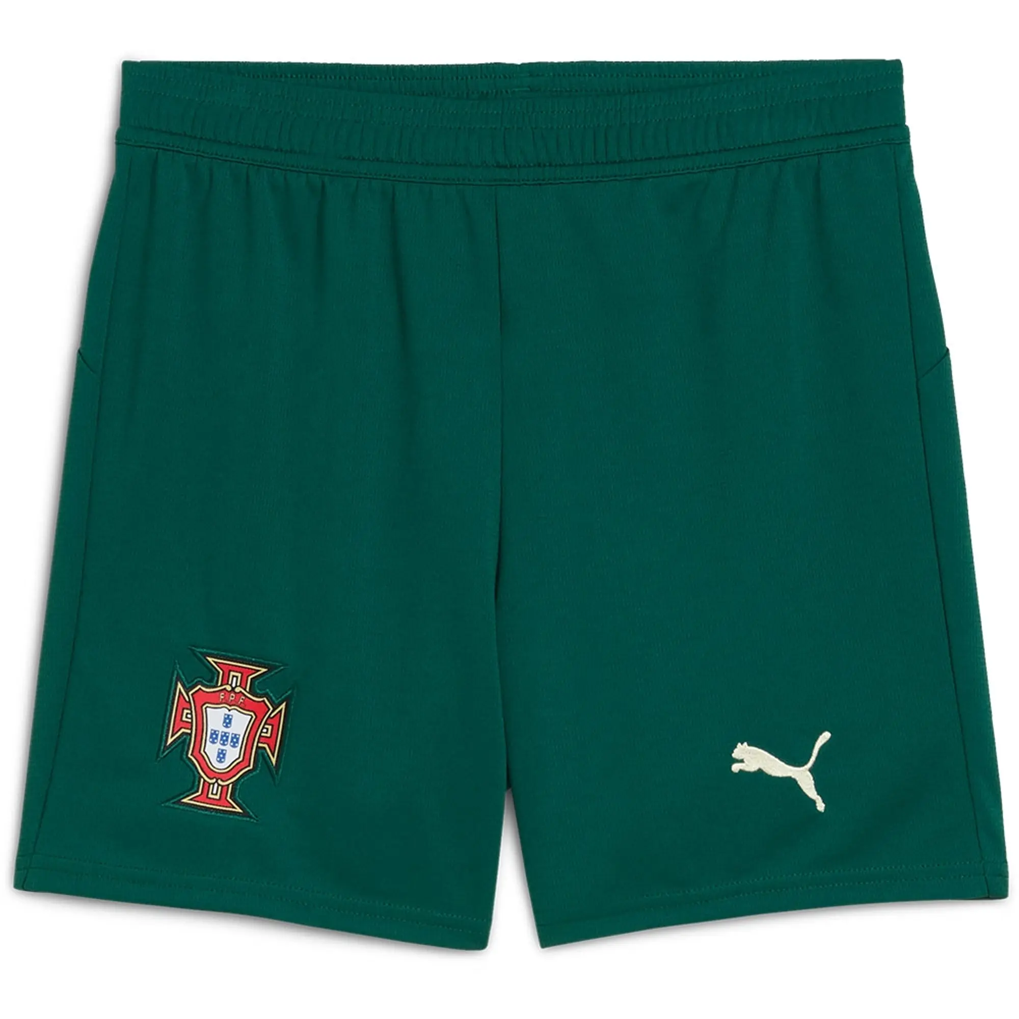 PUMA Portugal 2025 Shorts Youth, Blessing Green/Sugared Almond