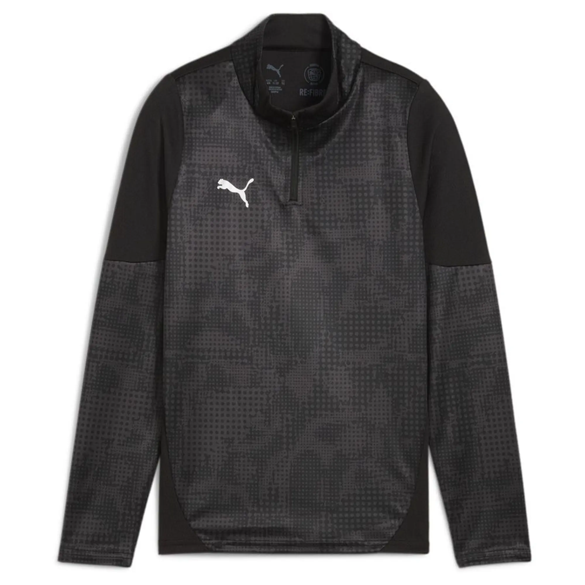 Puma Training Shirt Teamcup 1/4 Zip - ['Black']