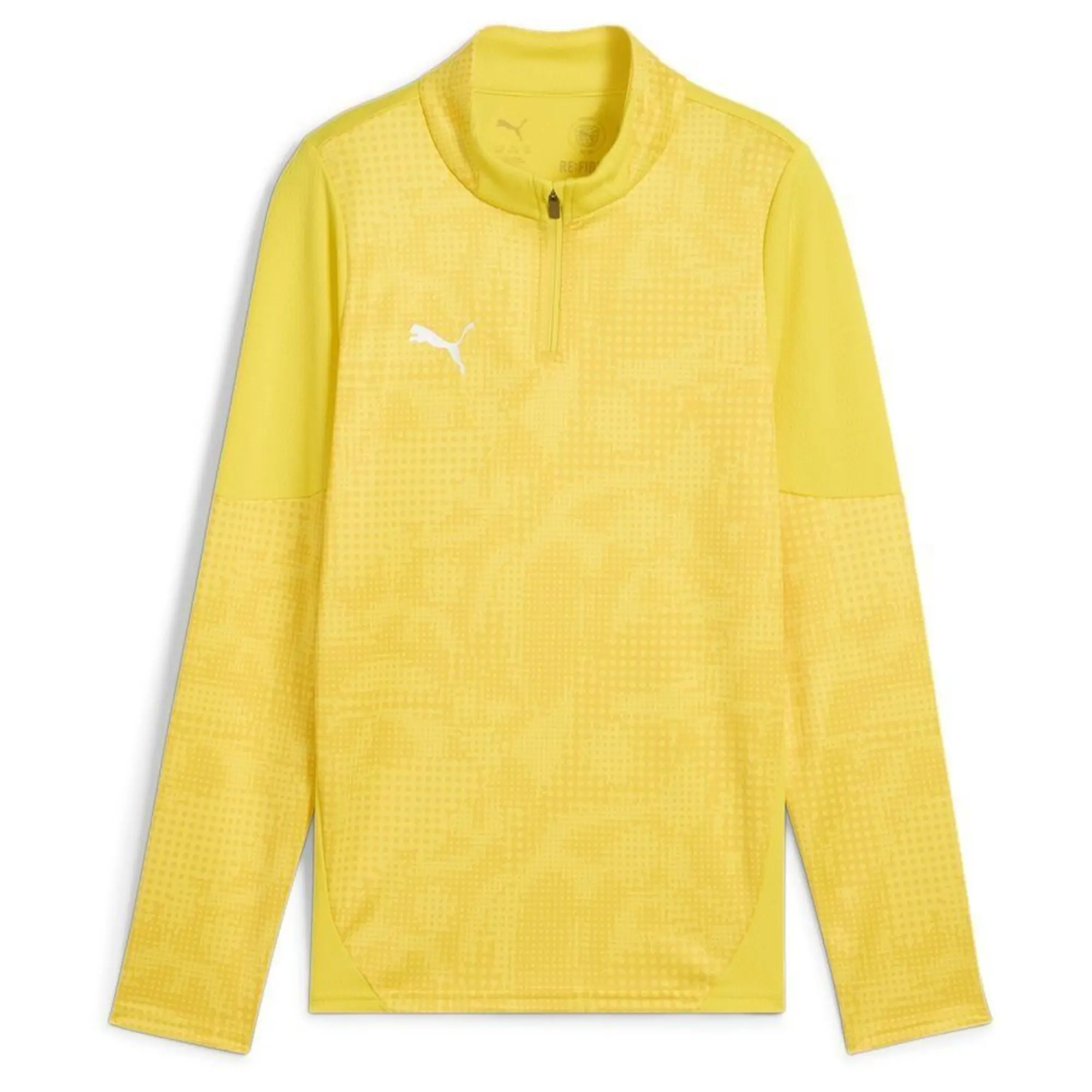 Puma Training Shirt Teamcup 1/4 Zip - ['Yellow']