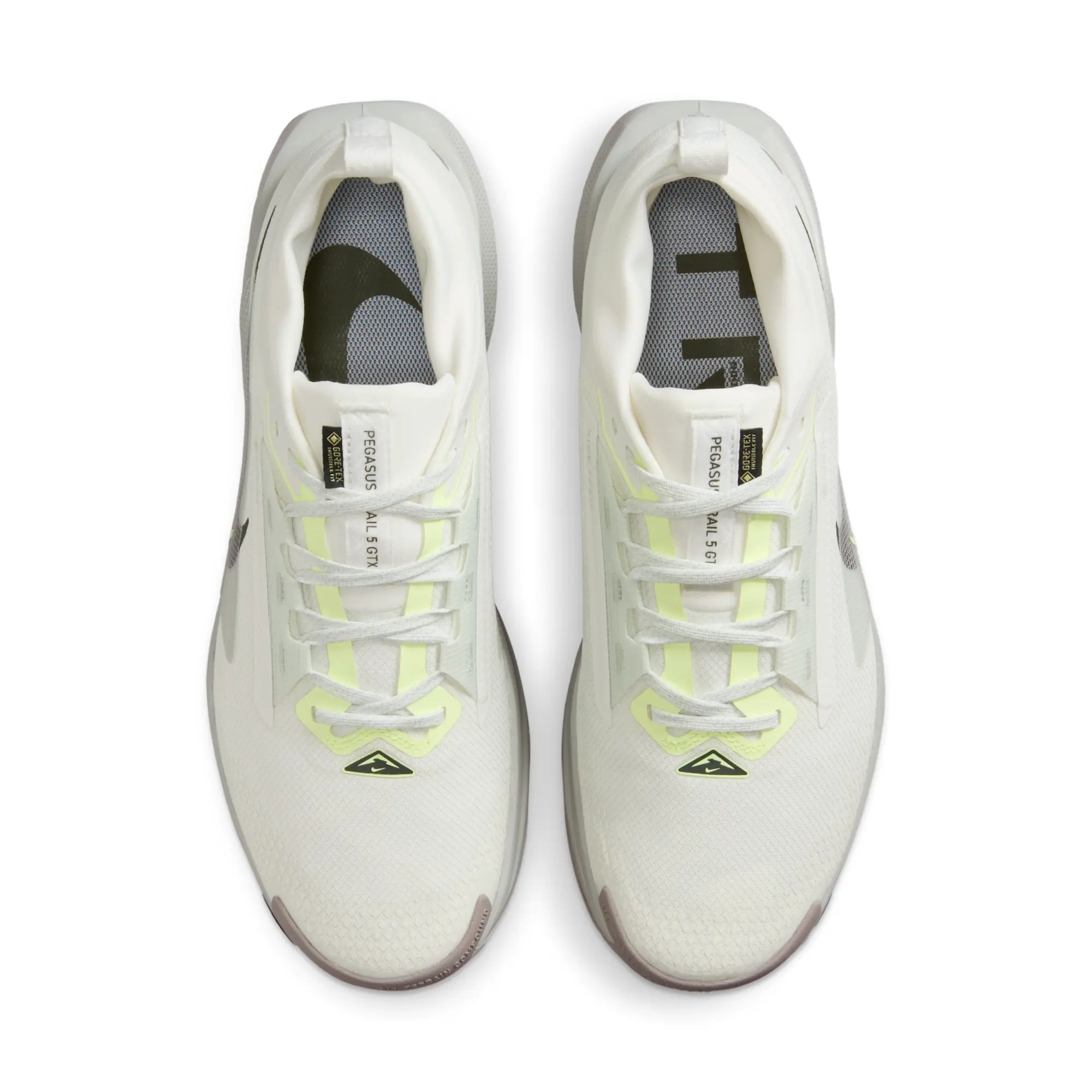 Nike Pegasus Trail 5 GORE-TEX Men's Waterproof Trail-Running Shoes - White - Recycled Content Minimum
