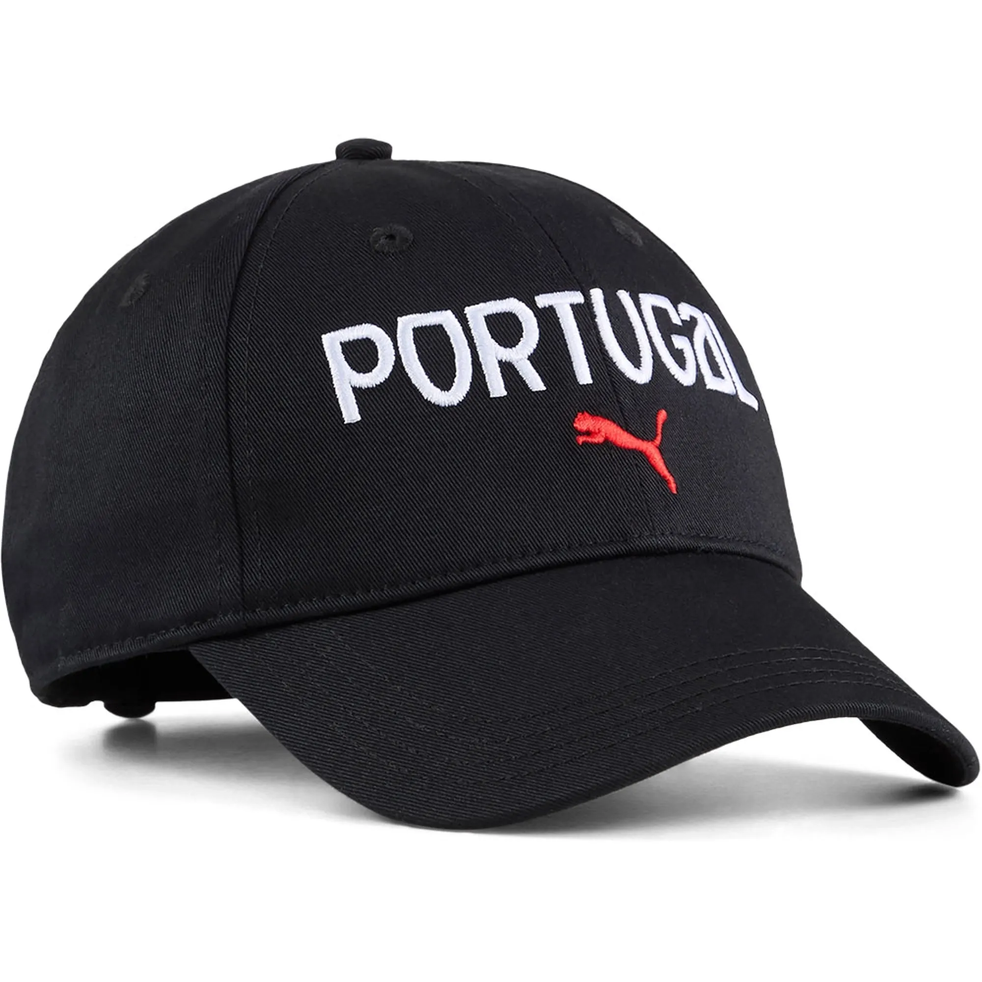 PUMA Portugal Football Fan Cap, Black/White