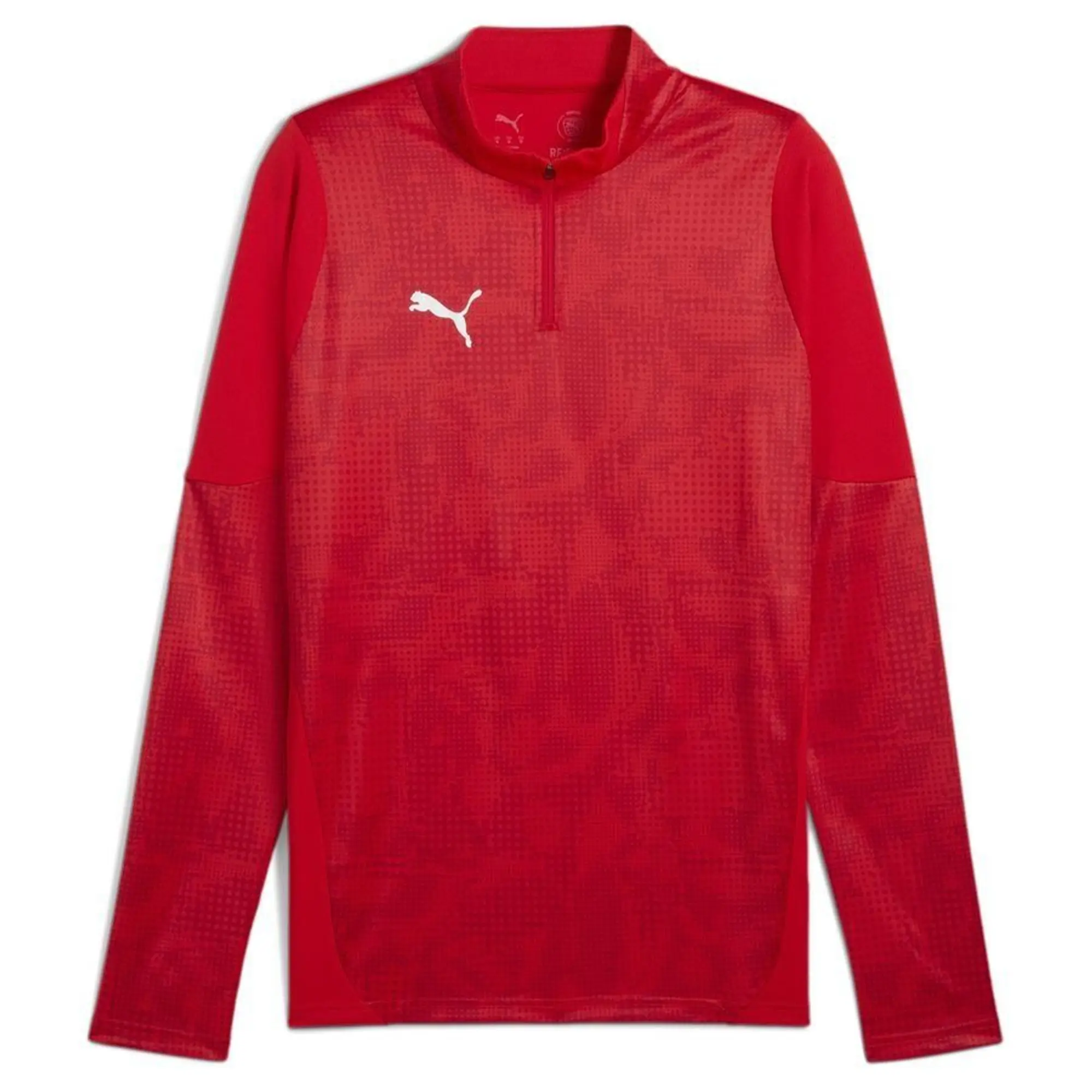 Puma Training Shirt Teamcup 1/4 Zip - ['Red']