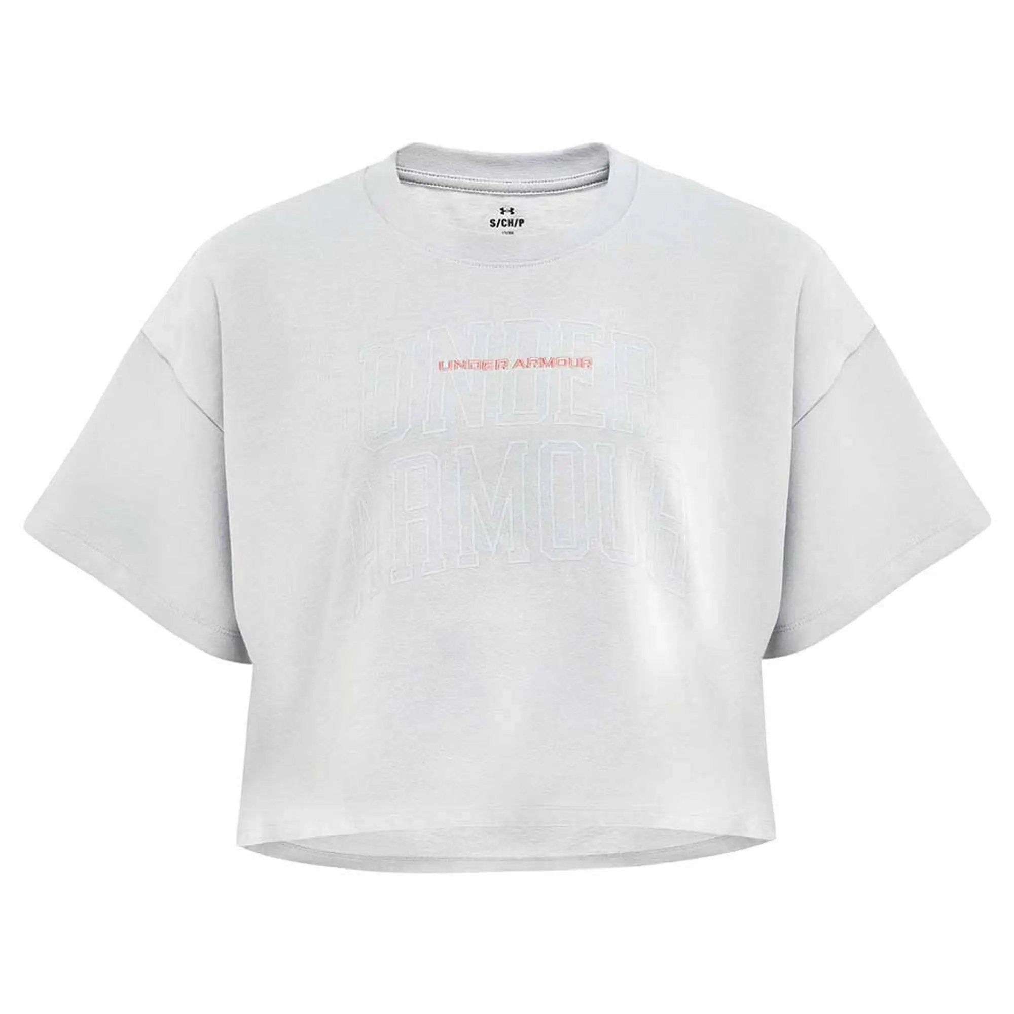 Under Armour Varsity Mix Heavyweight Crop Short Sleeve T-shirt